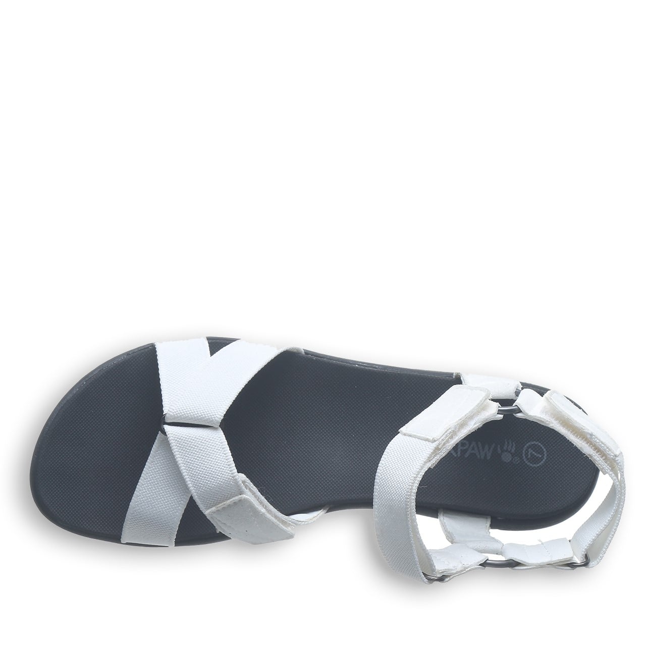 Bearpaw Becca Women's Webbing Tape/micro Sandals - 2904W Bearpaw- 010 - White - View