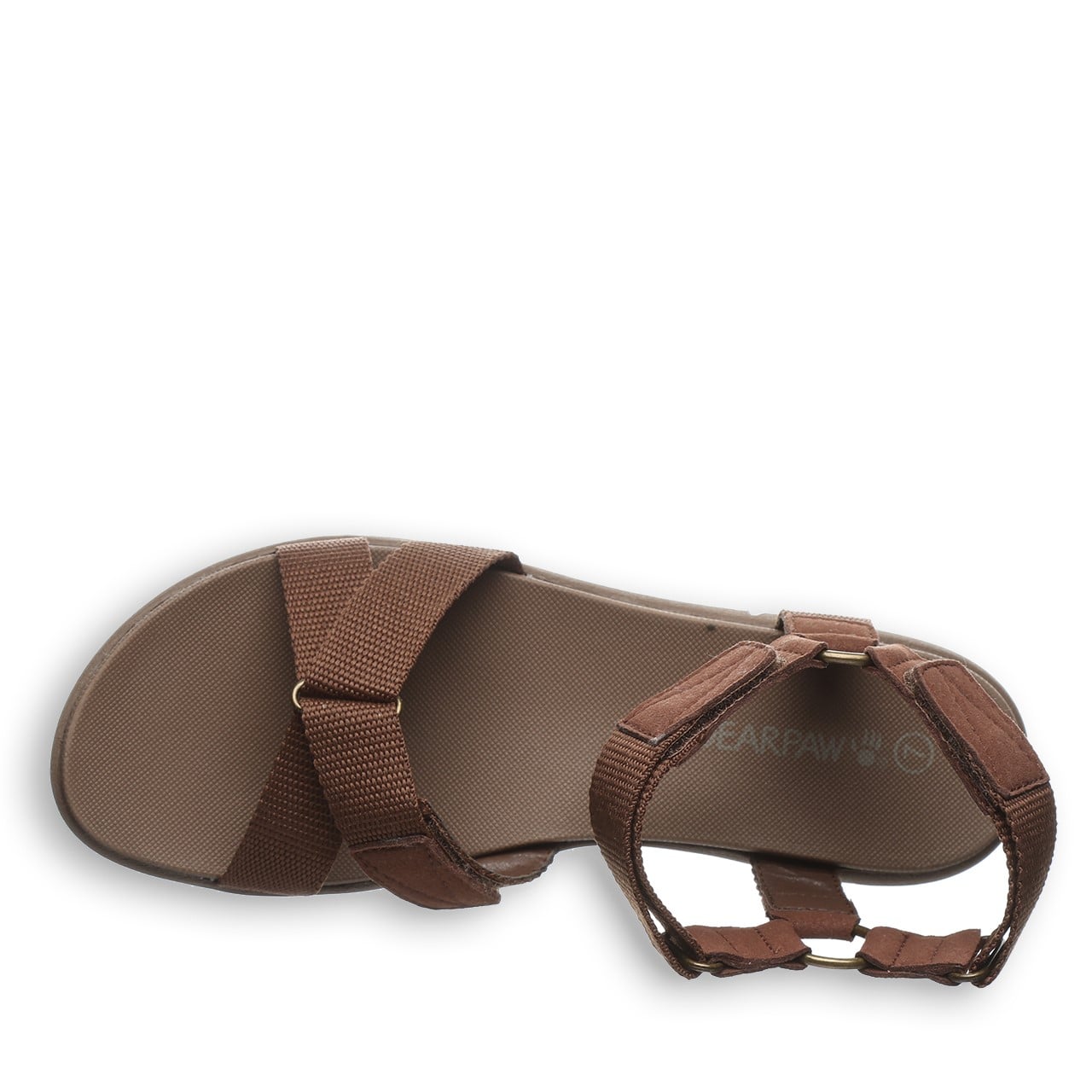 Bearpaw Becca Women's Webbing Tape/micro Sandals - 2904W Bearpaw- 214 - Brown - View