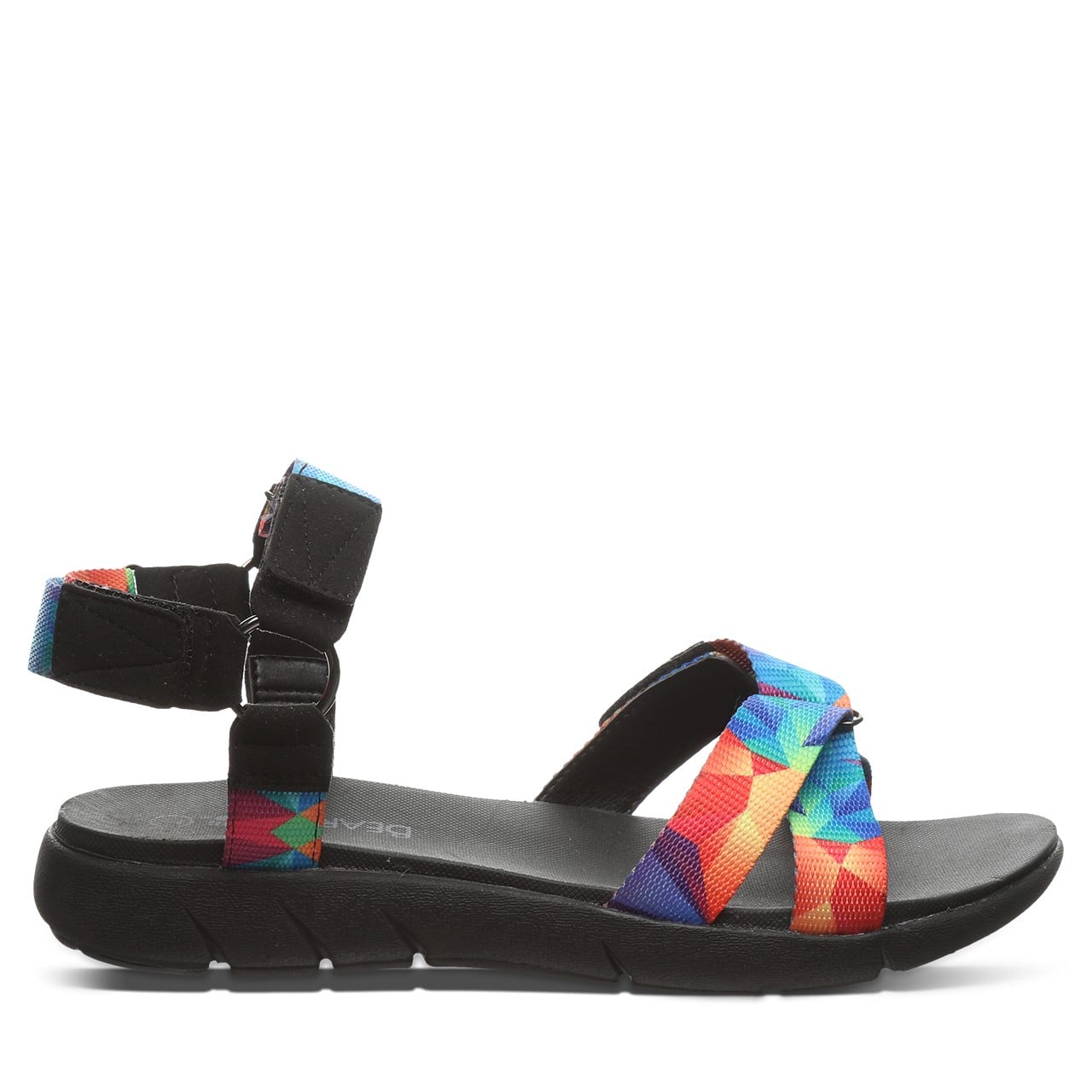 Bearpaw Becca Women's Webbing Tape/micro Sandals - 2904W Bearpaw- 965 - Prism - View