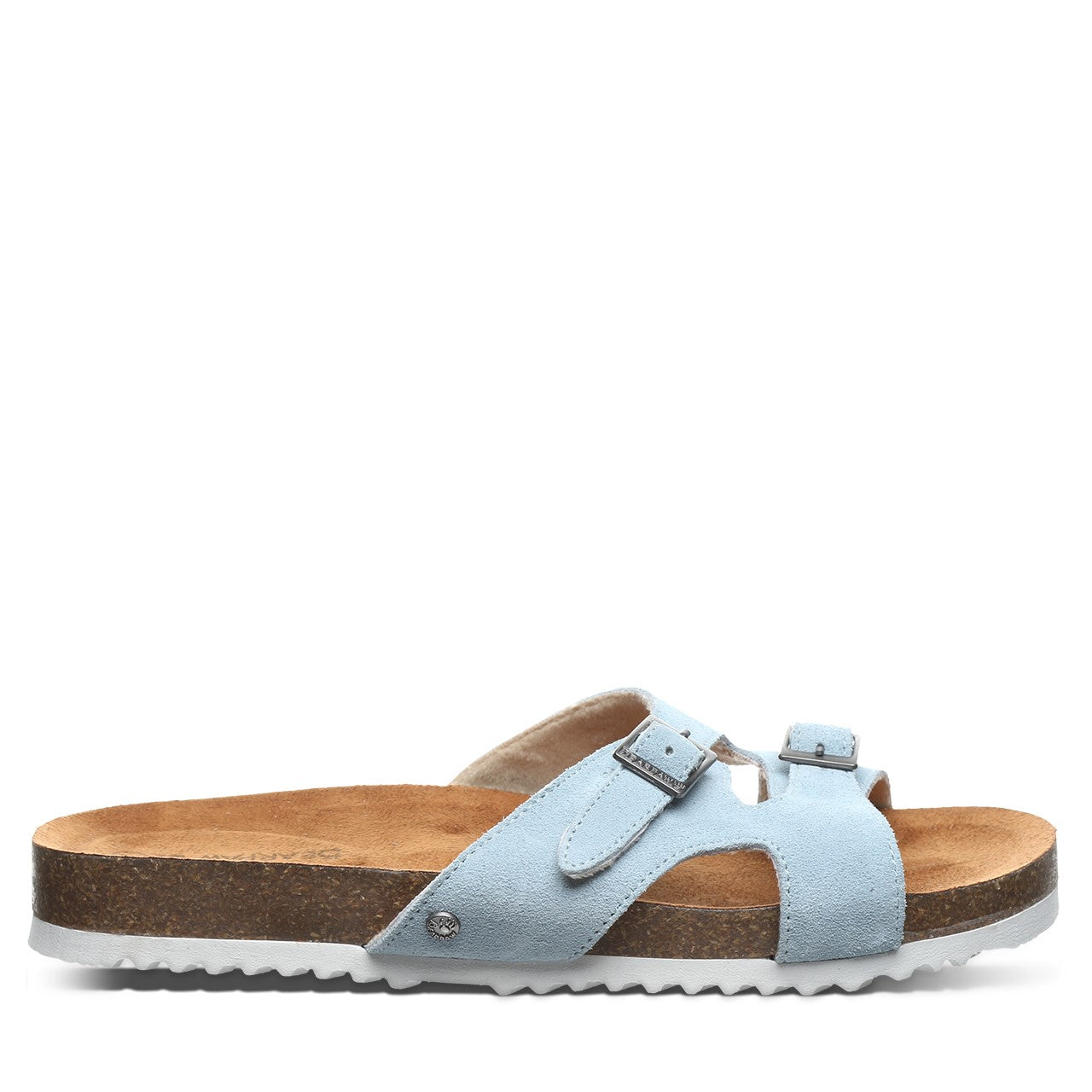Bearpaw Jaycee Women's Cow Suede Upper Sandals - 2906W Bearpaw- 446 - Baltic Sea - View