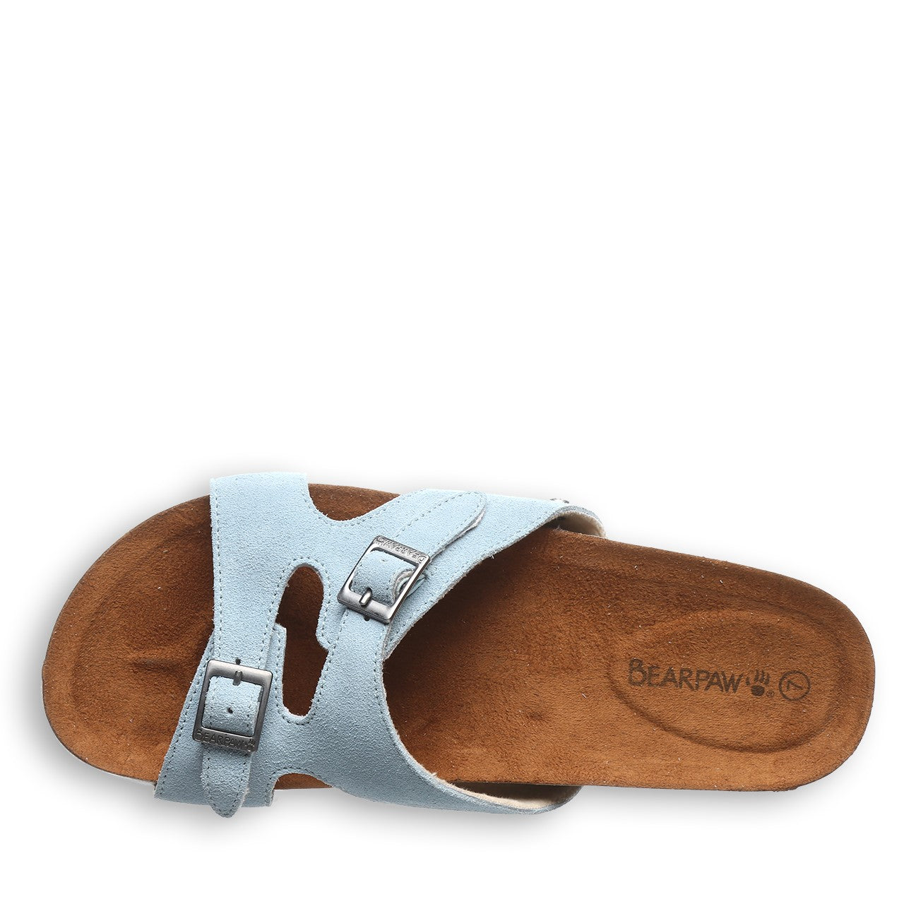Bearpaw Jaycee Women's Cow Suede Upper Sandals - 2906W Bearpaw- 446 - Baltic Sea - View
