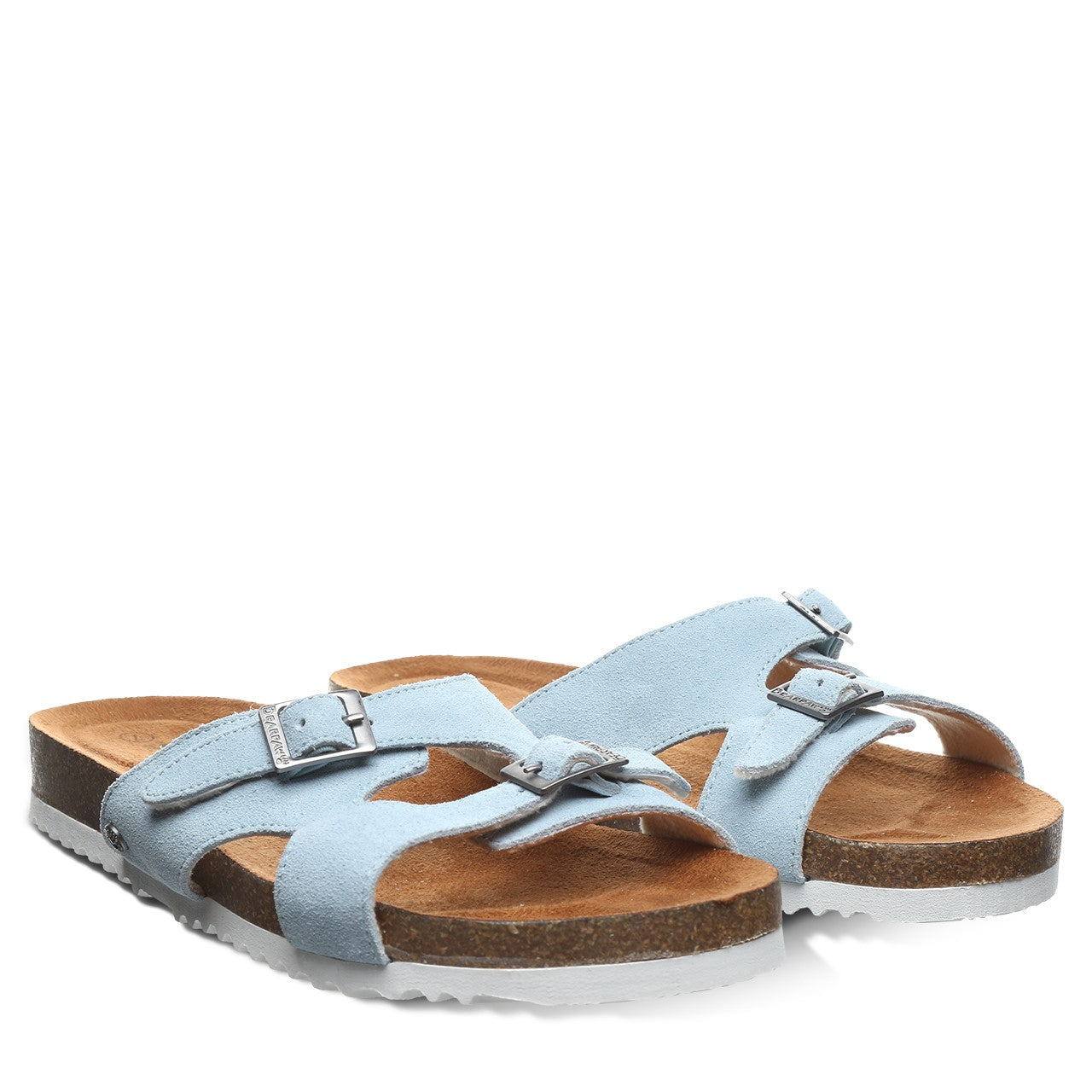 Bearpaw Jaycee Women's Cow Suede Upper Sandals - 2906W Bearpaw- 446 - Baltic Sea - 8