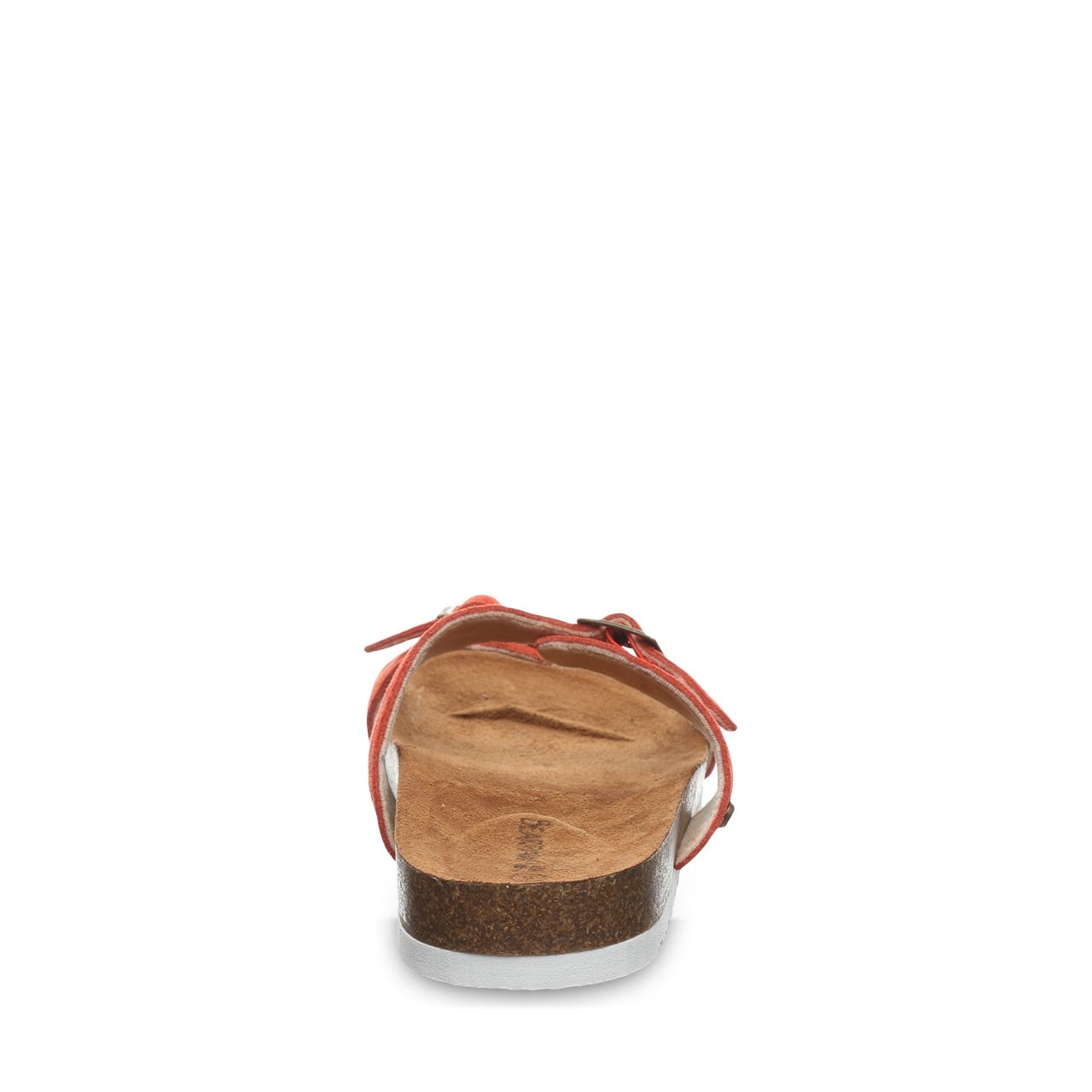 Bearpaw Jaycee Women's Cow Suede Upper Sandals - 2906W Bearpaw- 604 - Red Alert - View