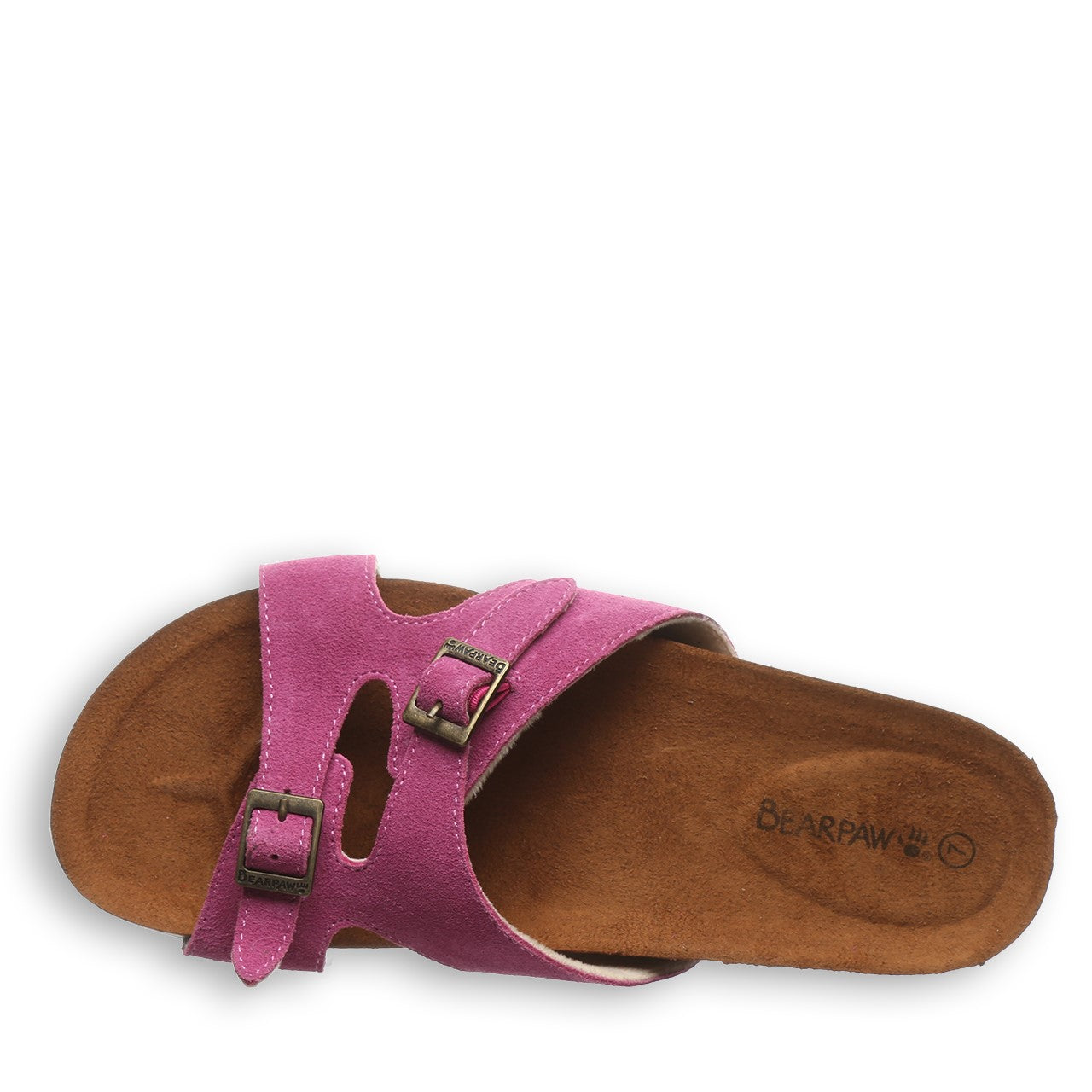 Bearpaw Jaycee Women's Cow Suede Upper Sandals - 2906W Bearpaw- 660 - Orchid - View
