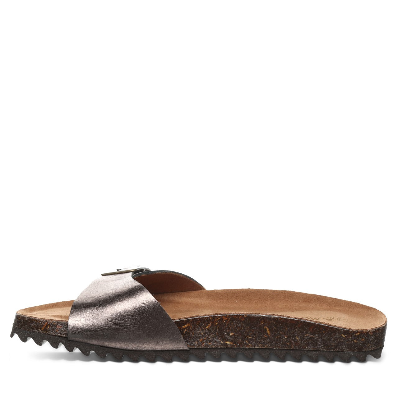 Bearpaw Ava Women's Leather Upper Sandals - 2924W Bearpaw- 017 - Gunmetal - Side View