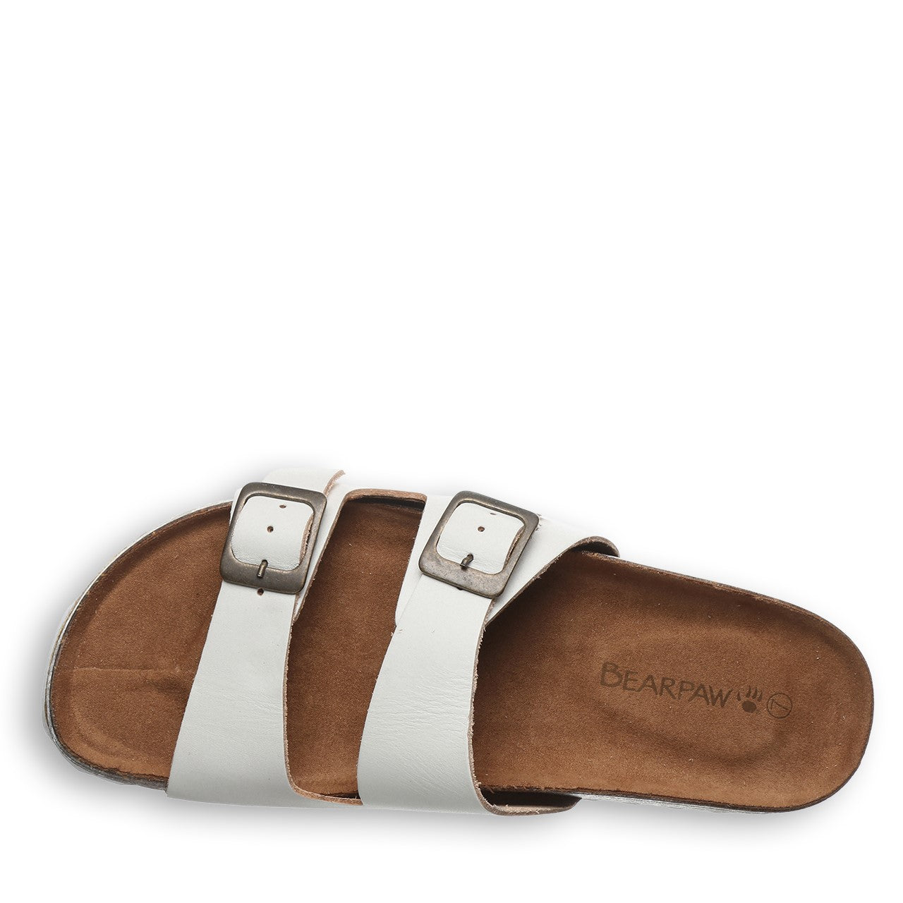 Bearpaw Julieta Women's Leather Upper Sandals - 2925W Bearpaw- 010 - White - View