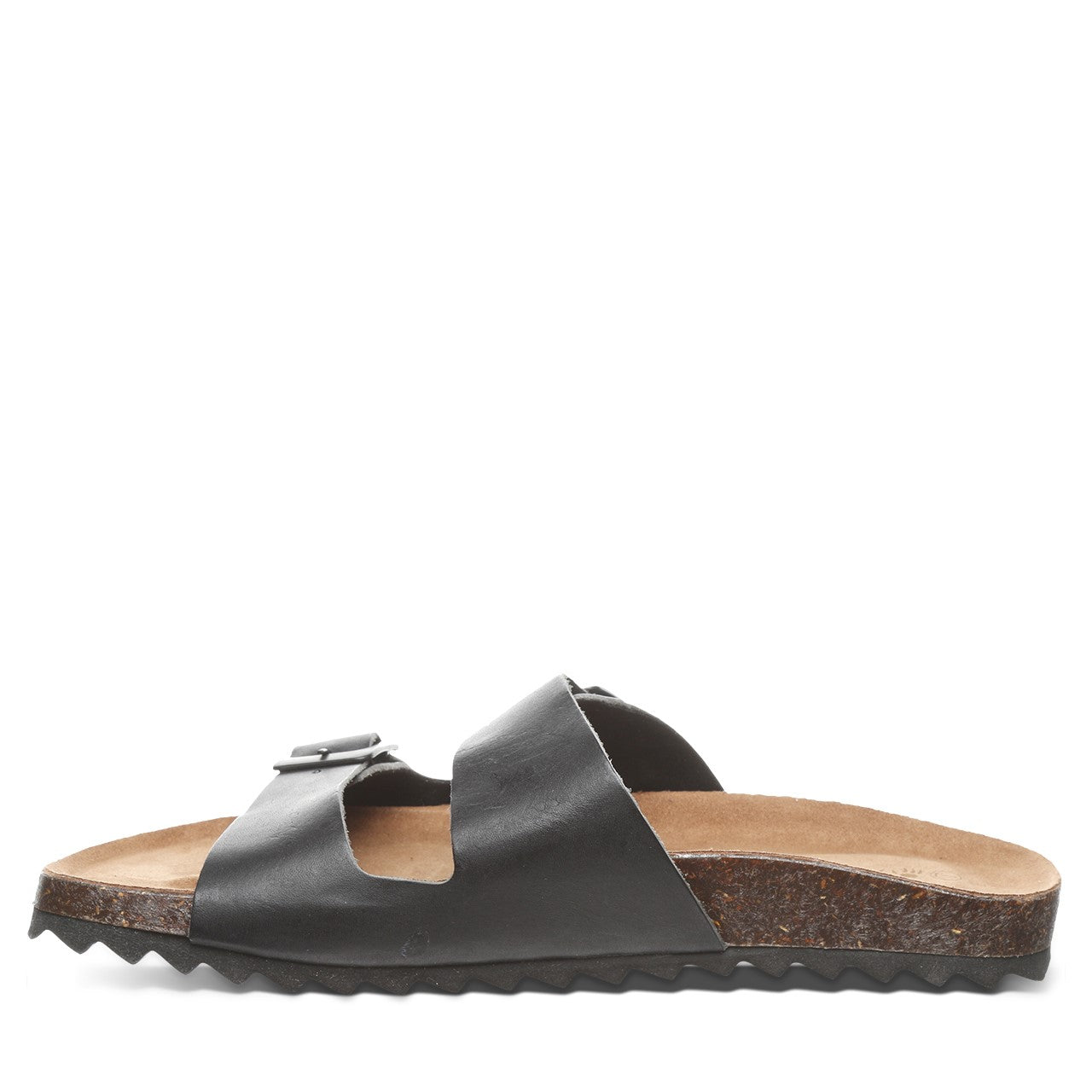 Bearpaw Julieta Women's Leather Upper Sandals - 2925W Bearpaw- 011 - Black - Side View