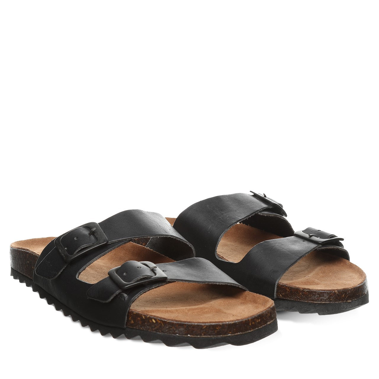 Bearpaw Julieta Women's Leather Upper Sandals - 2925W Bearpaw- 011 - Black - 8