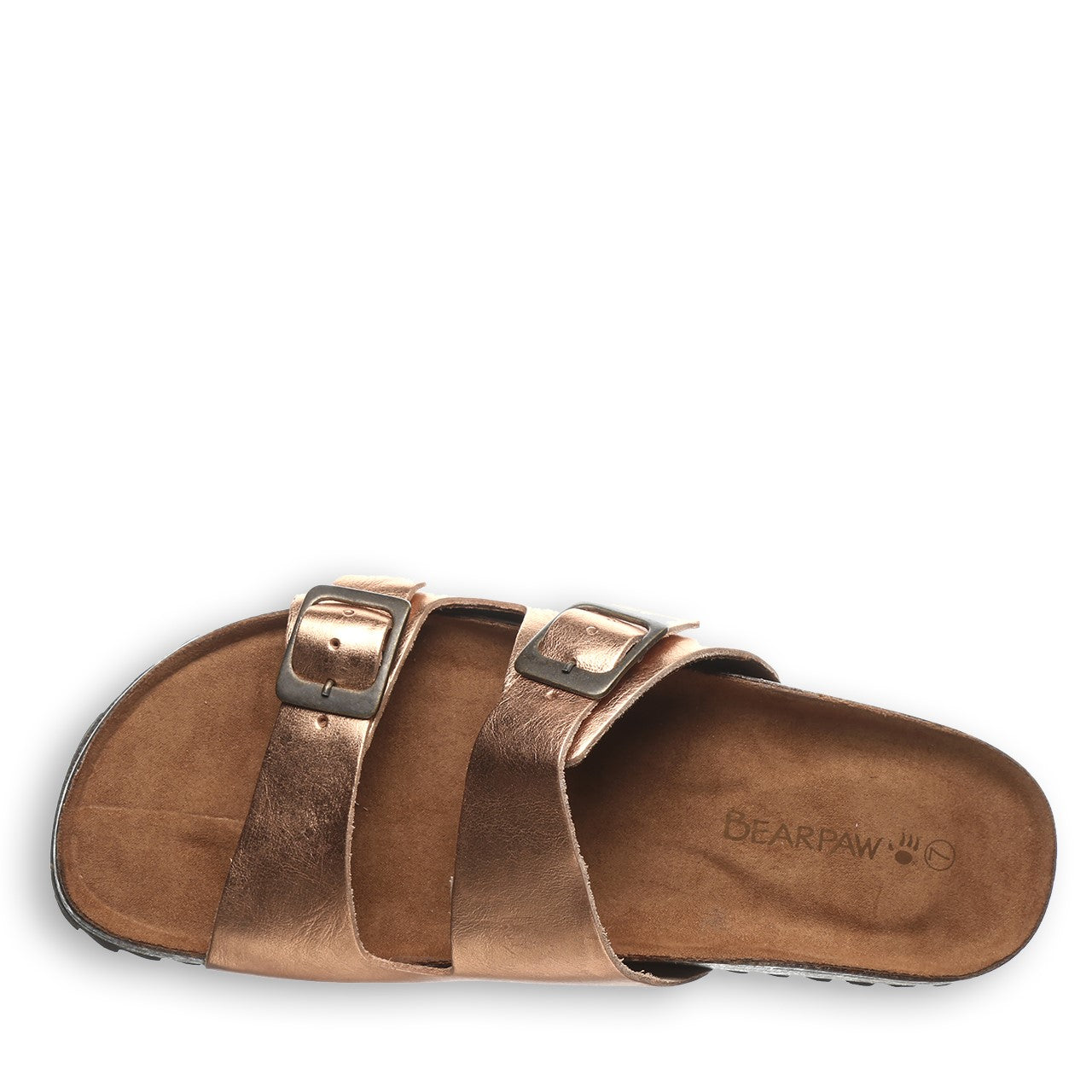 Bearpaw Julieta Women's Leather Upper Sandals - 2925W Bearpaw- 092 - Rose Gold - View