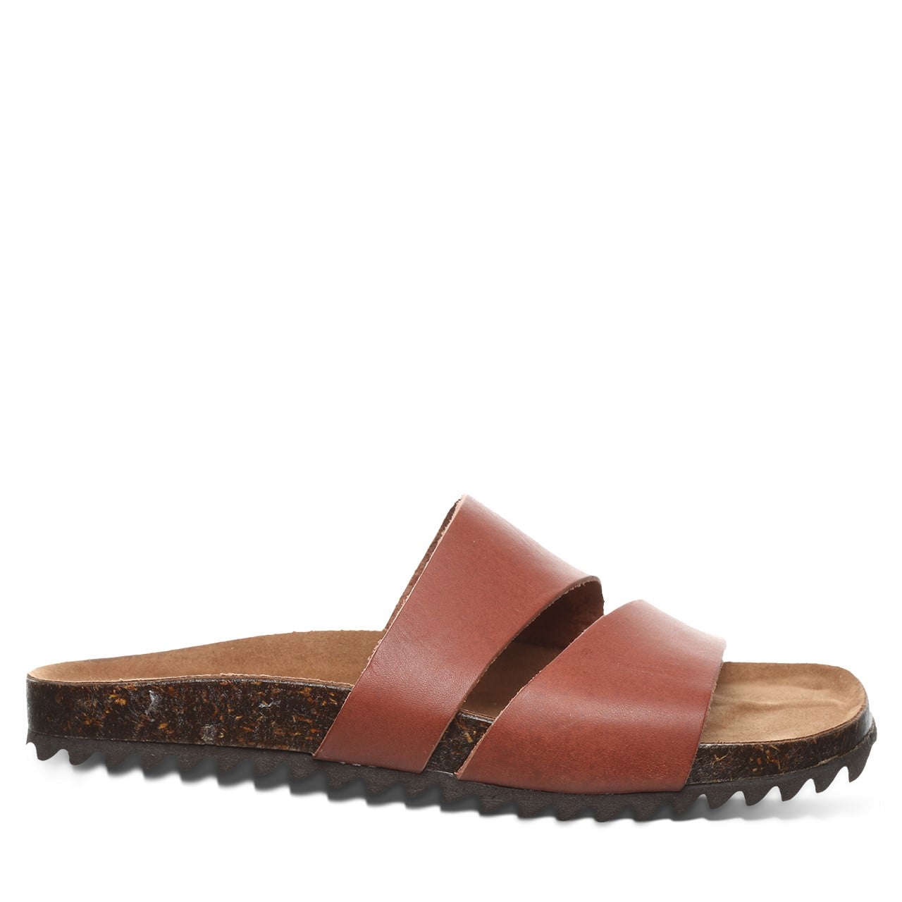 Bearpaw Mia Women's Leather Upper Sandals - 2926W Bearpaw- 116 - Saddle - View
