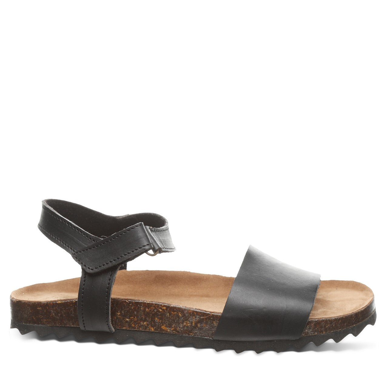 Bearpaw Alma Women's Leather Upper Sandals - 2928W Bearpaw- 011 - Black - View