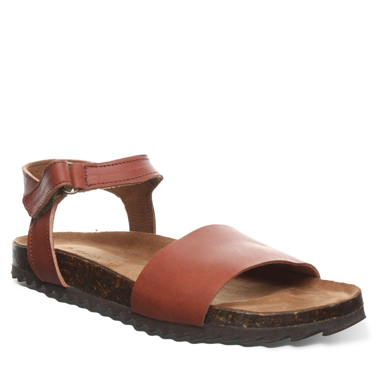 Bearpaw Alma Women's Cork Leather Sandals - Artisan - 2928W in Saddle