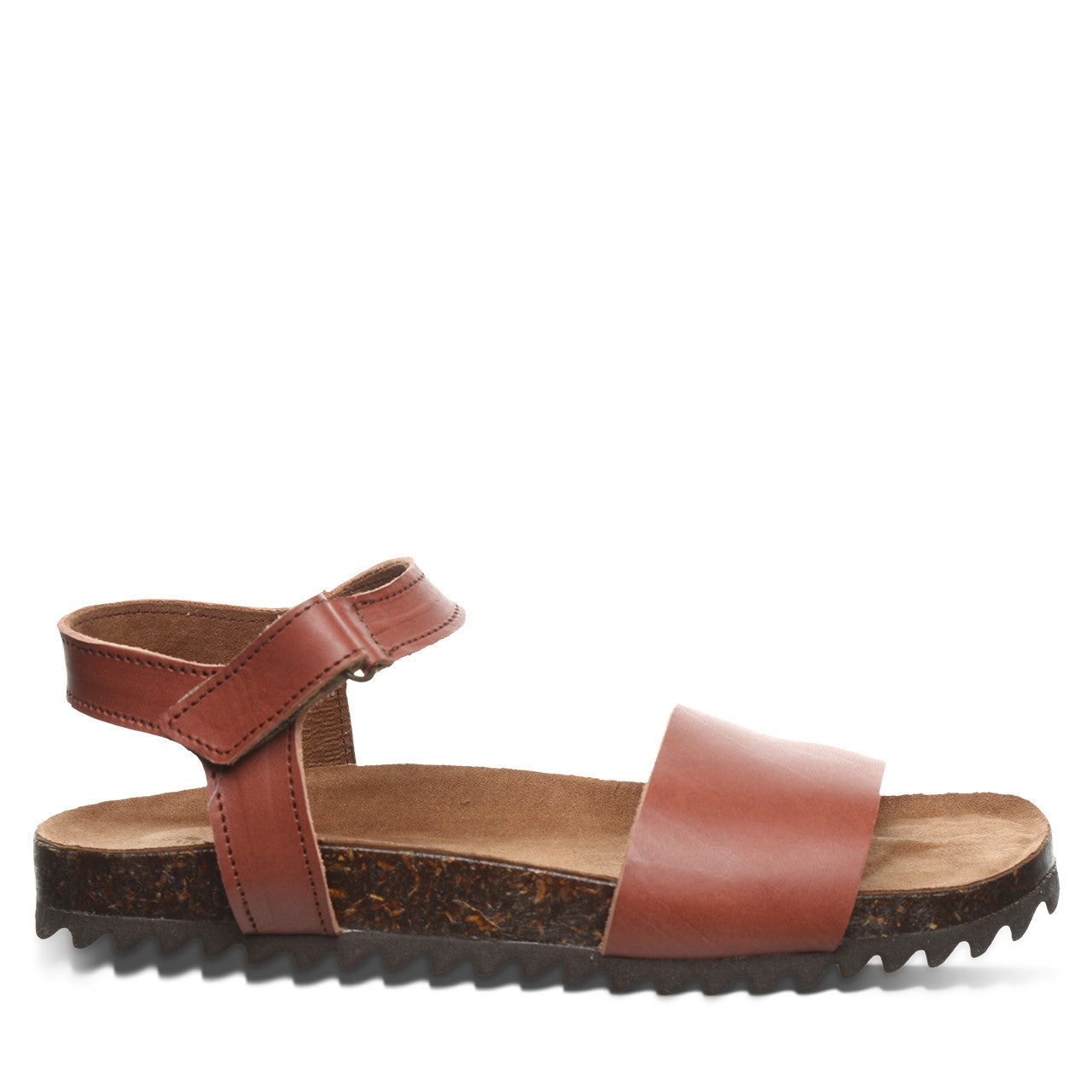 Bearpaw Alma Women's Leather Upper Sandals - 2928W Bearpaw- 116 - Saddle - View
