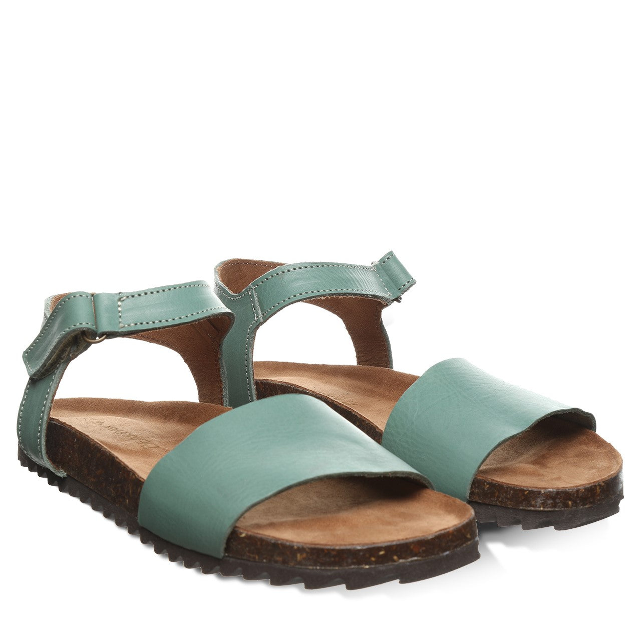 Bearpaw Alma Women's Leather Upper Sandals - 2928W Bearpaw- 346 - Turquoise - 8