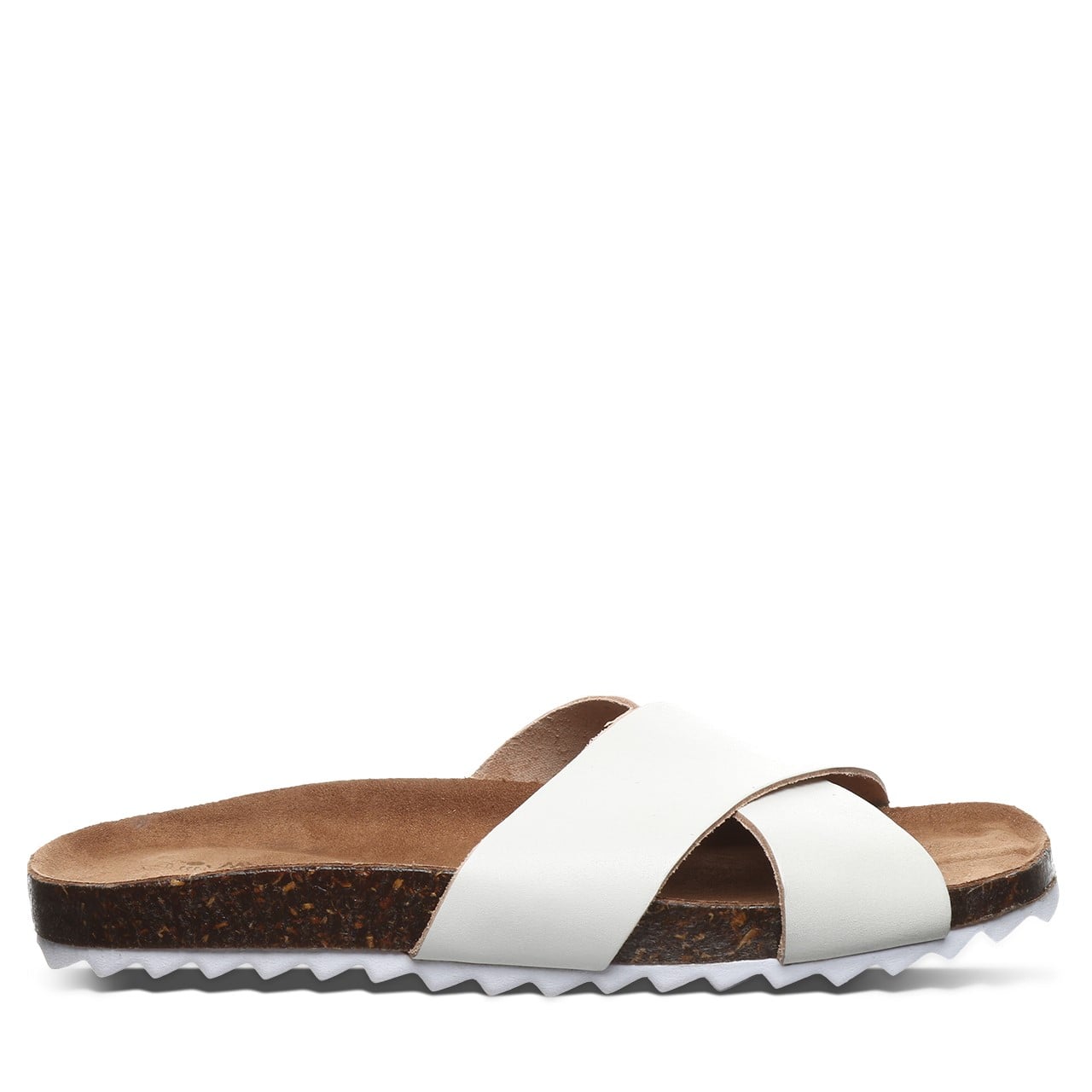 Bearpaw Margarita Women's Leather Upper Sandals - 2929W Bearpaw- 010 - White - View