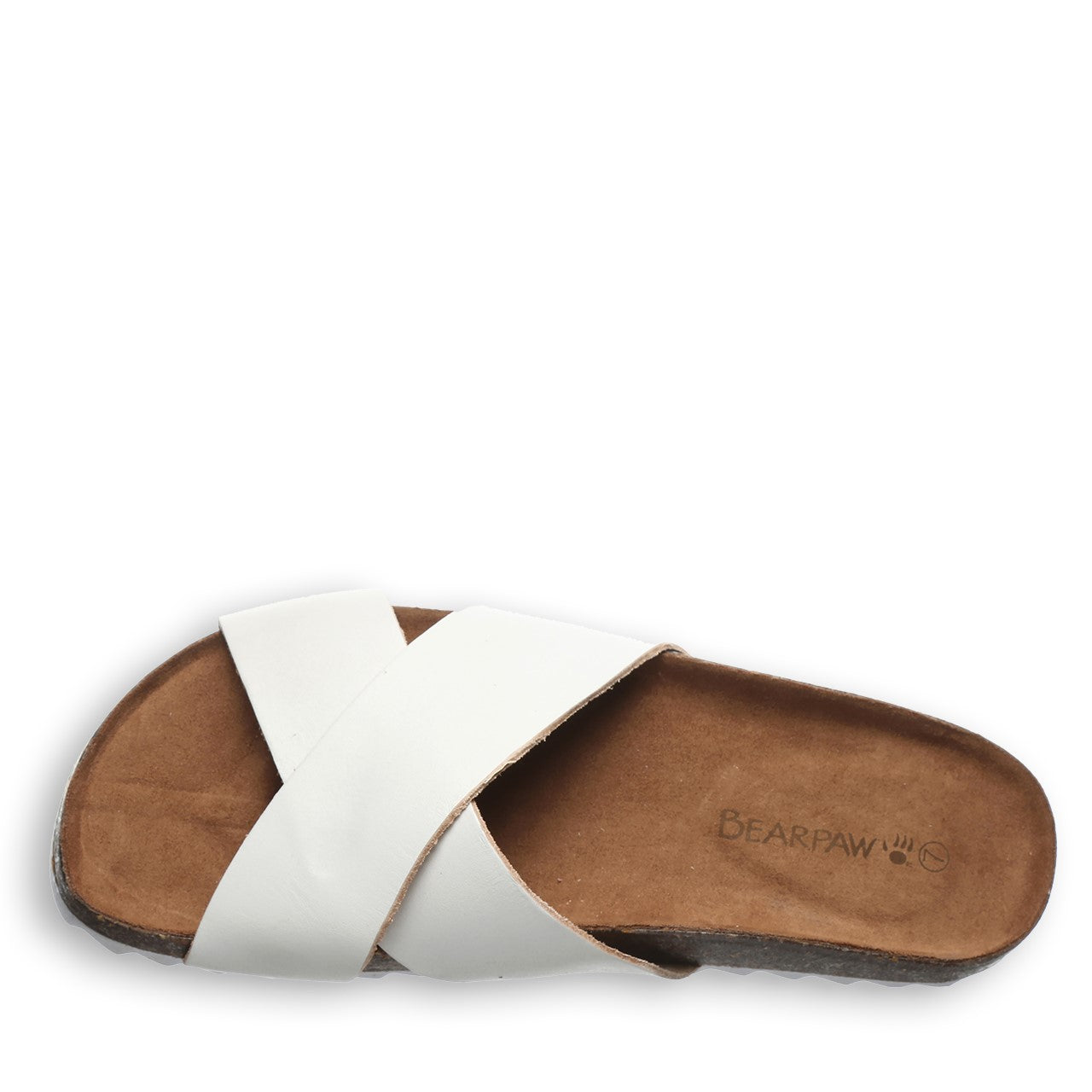 Bearpaw Margarita Women's Leather Upper Sandals - 2929W Bearpaw- 010 - White - View