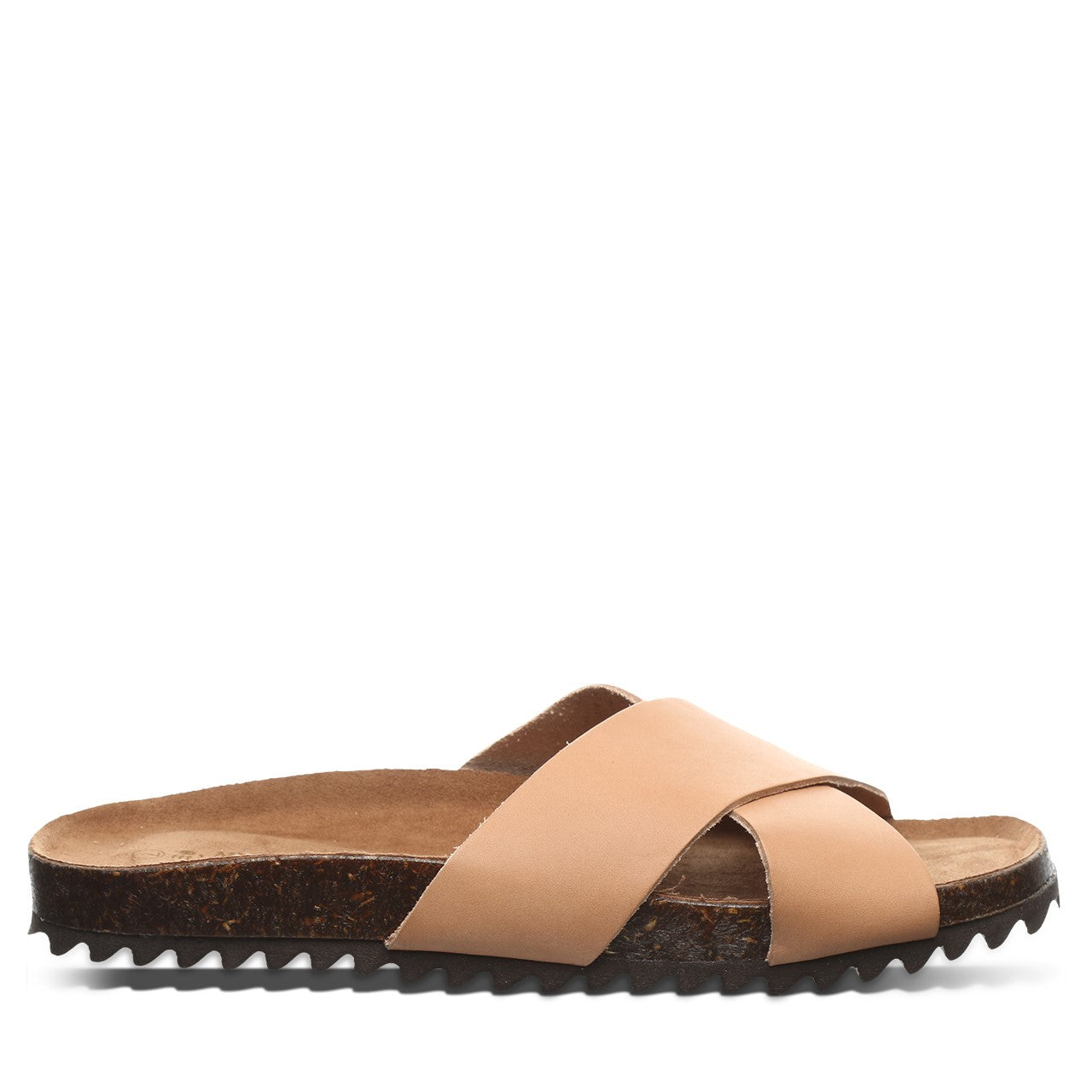 Bearpaw Margarita Women's Leather Upper Sandals - 2929W Bearpaw- 262 - Luggage - View