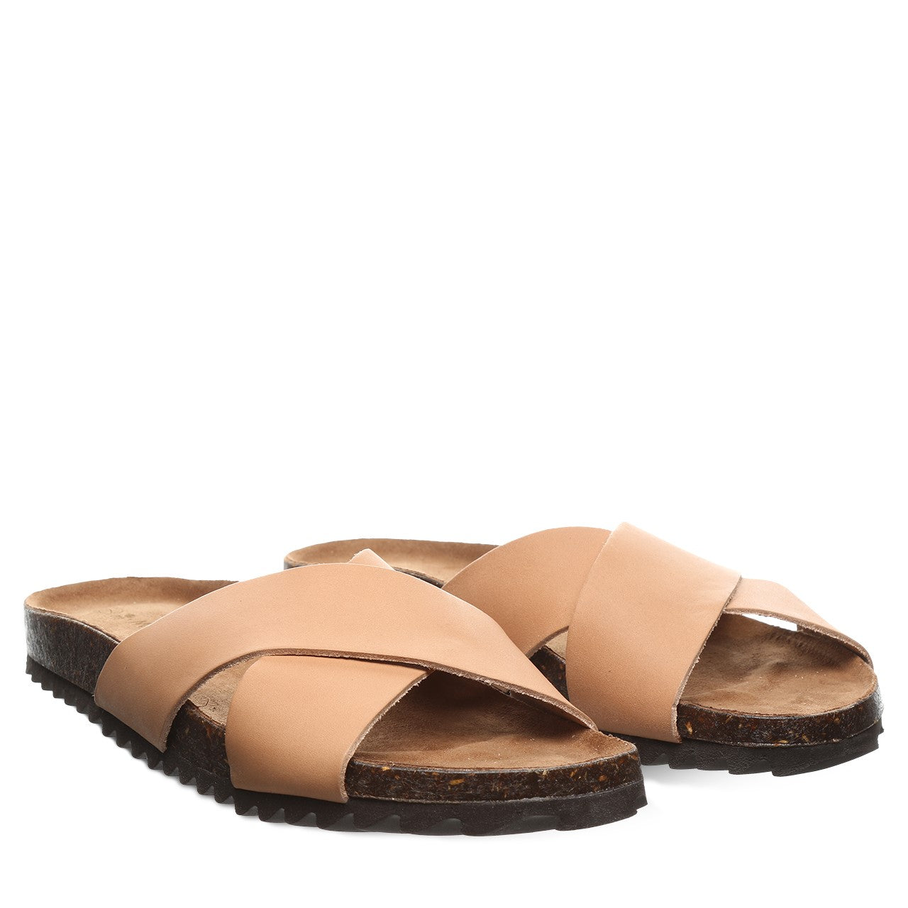 Bearpaw Margarita Women's Leather Upper Sandals - 2929W Bearpaw- 262 - Luggage - 8