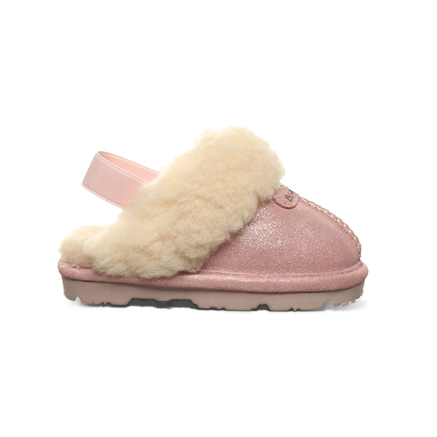 Bearpaw Loki Toddler Toddler Leather Slippers - 671T Bearpaw- 636 - Pink Glitter - View