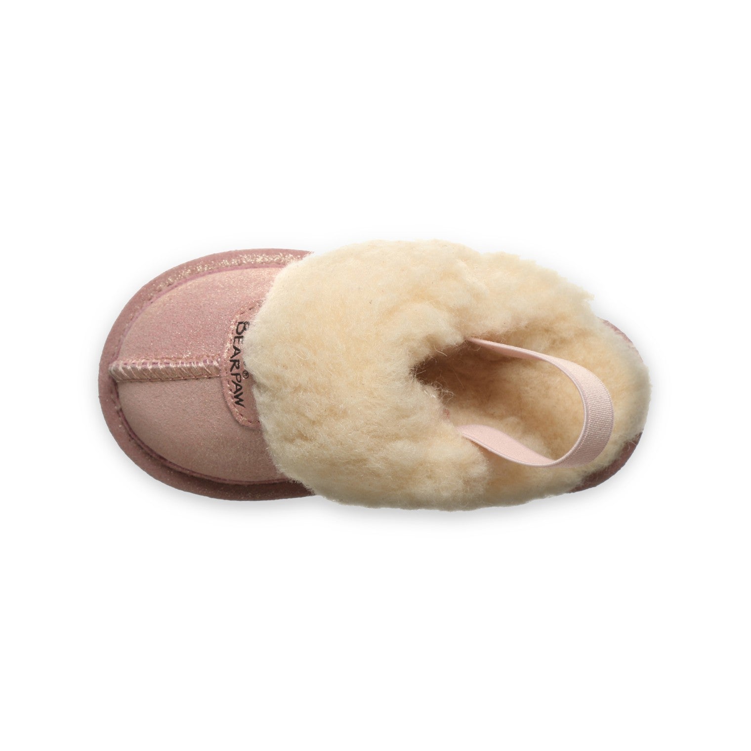 Bearpaw Loki Toddler Toddler Leather Slippers - 671T Bearpaw- 636 - Pink Glitter - View