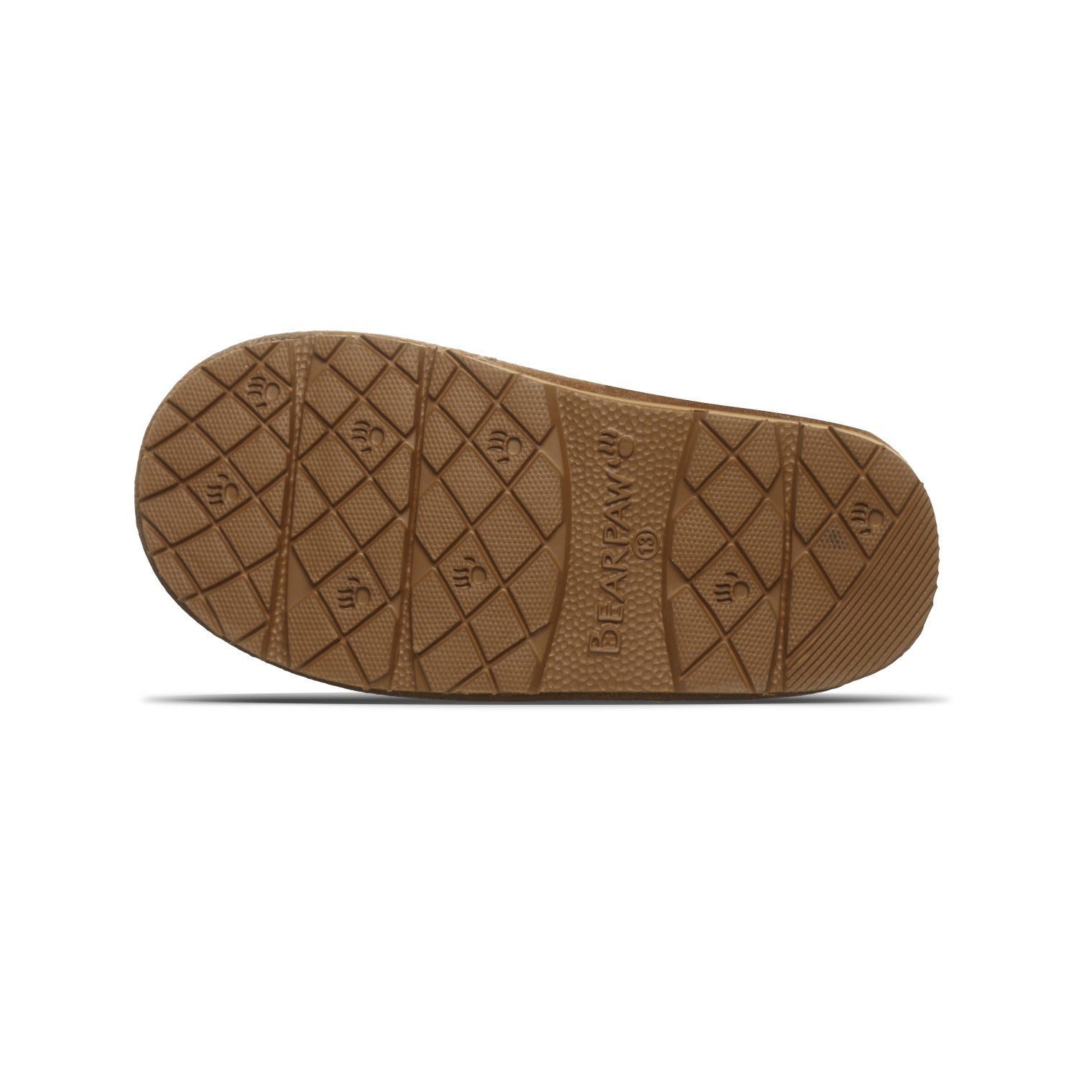 Bearpaw Loki Kid's Leather, Wool Slippers - 671Y Bearpaw- 554 - Hickory Caviar - View