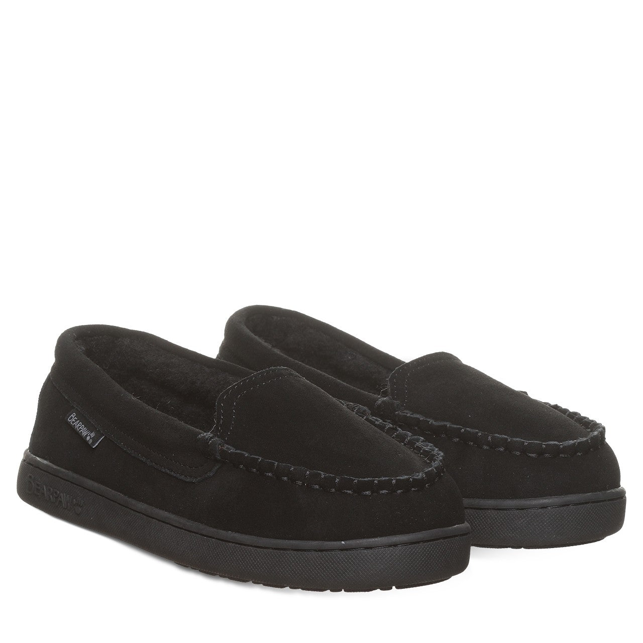 Bearpaw ANGEL Women's Slippers - 3159W - Black - pair view