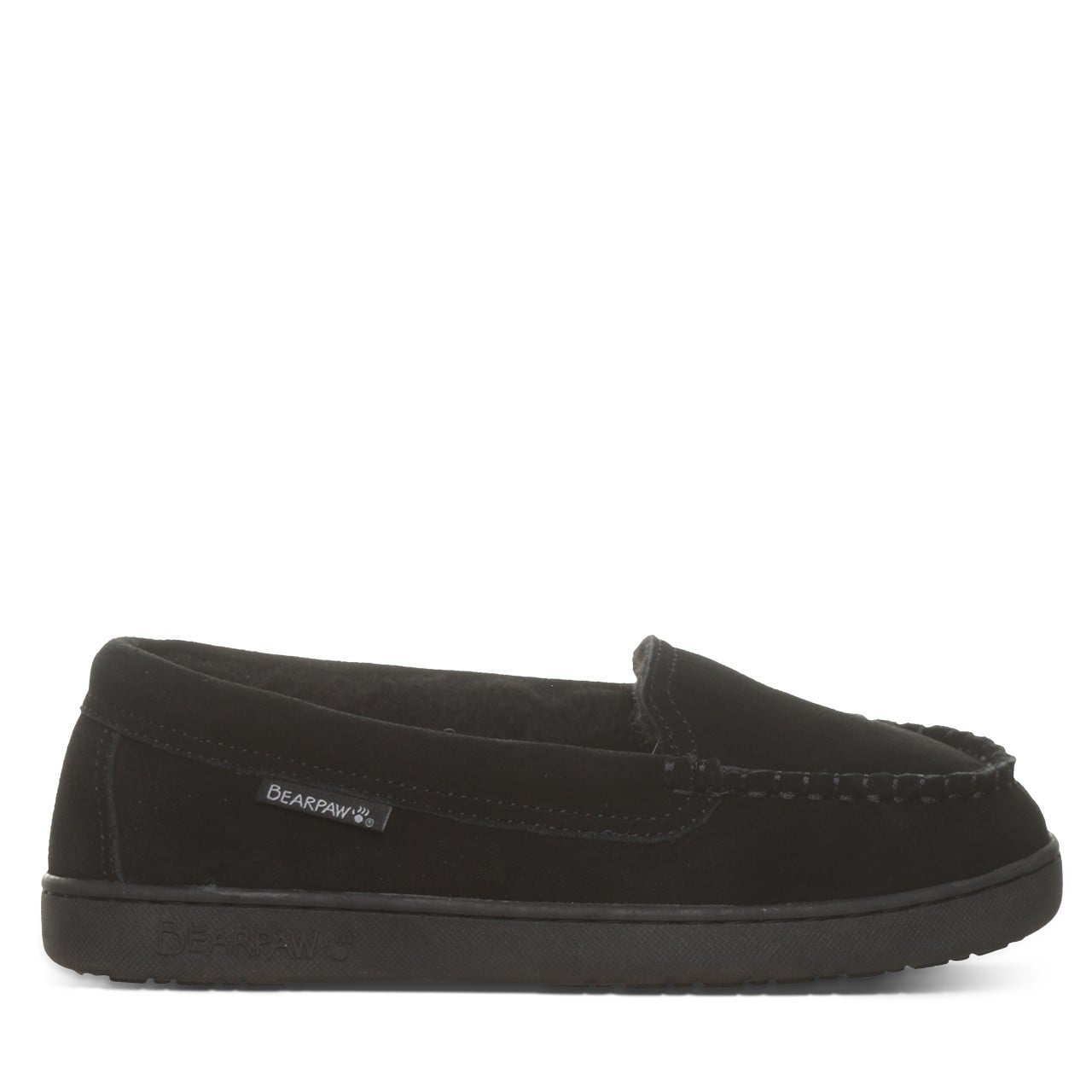 Bearpaw ANGEL Women's Slippers - 3159W - Black - side view 2