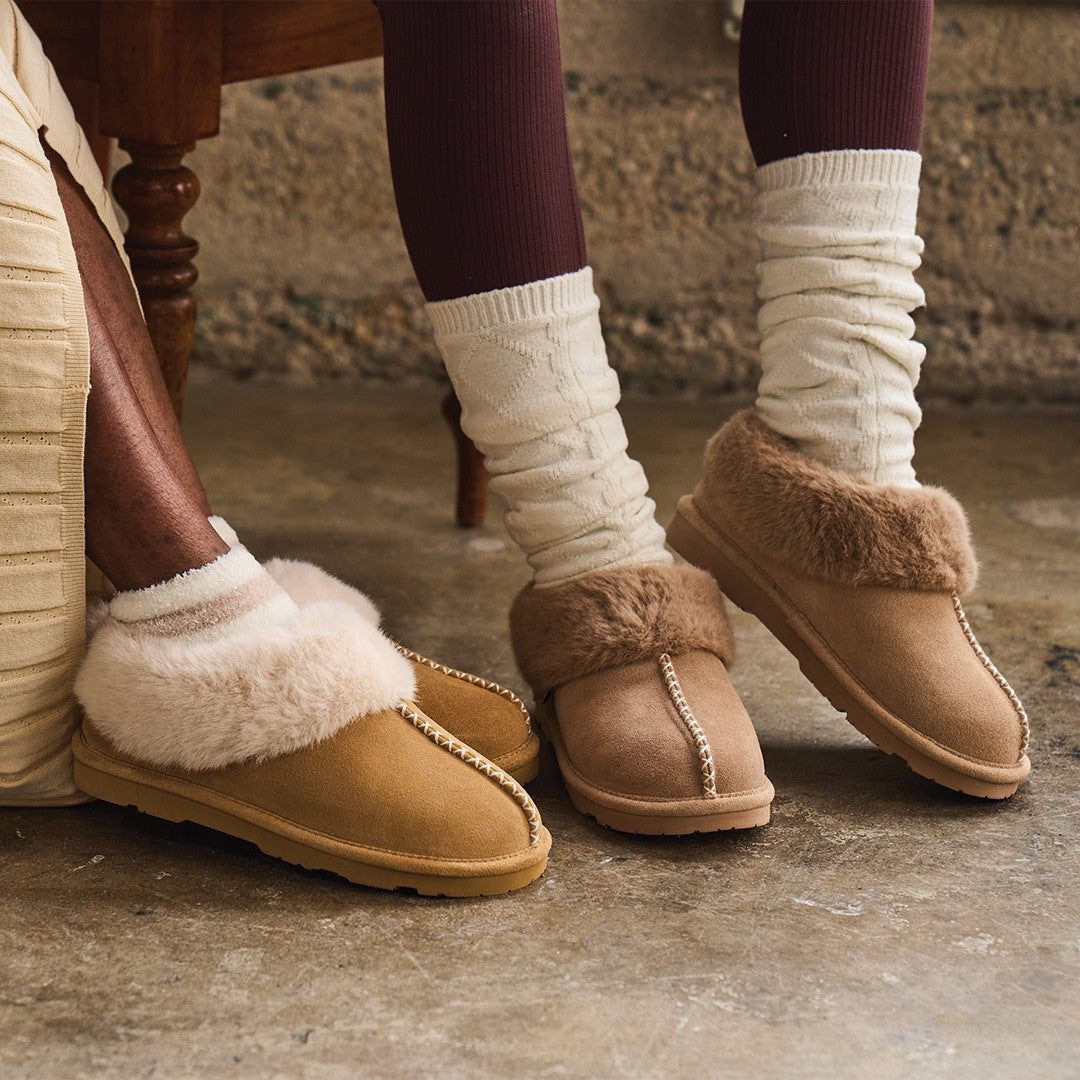 Bearpaw BELLA Women's Slippers - 3334W - Birch - lifestyle view