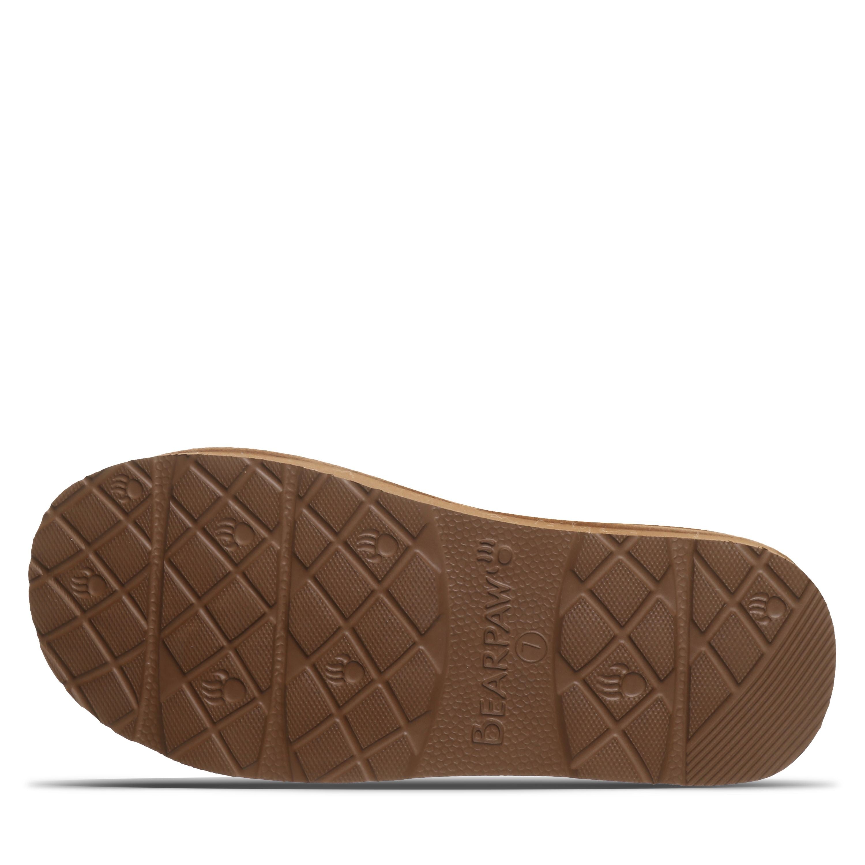Bearpaw BLAKELY Women's Slippers - 3205W - Hickory - bottom view