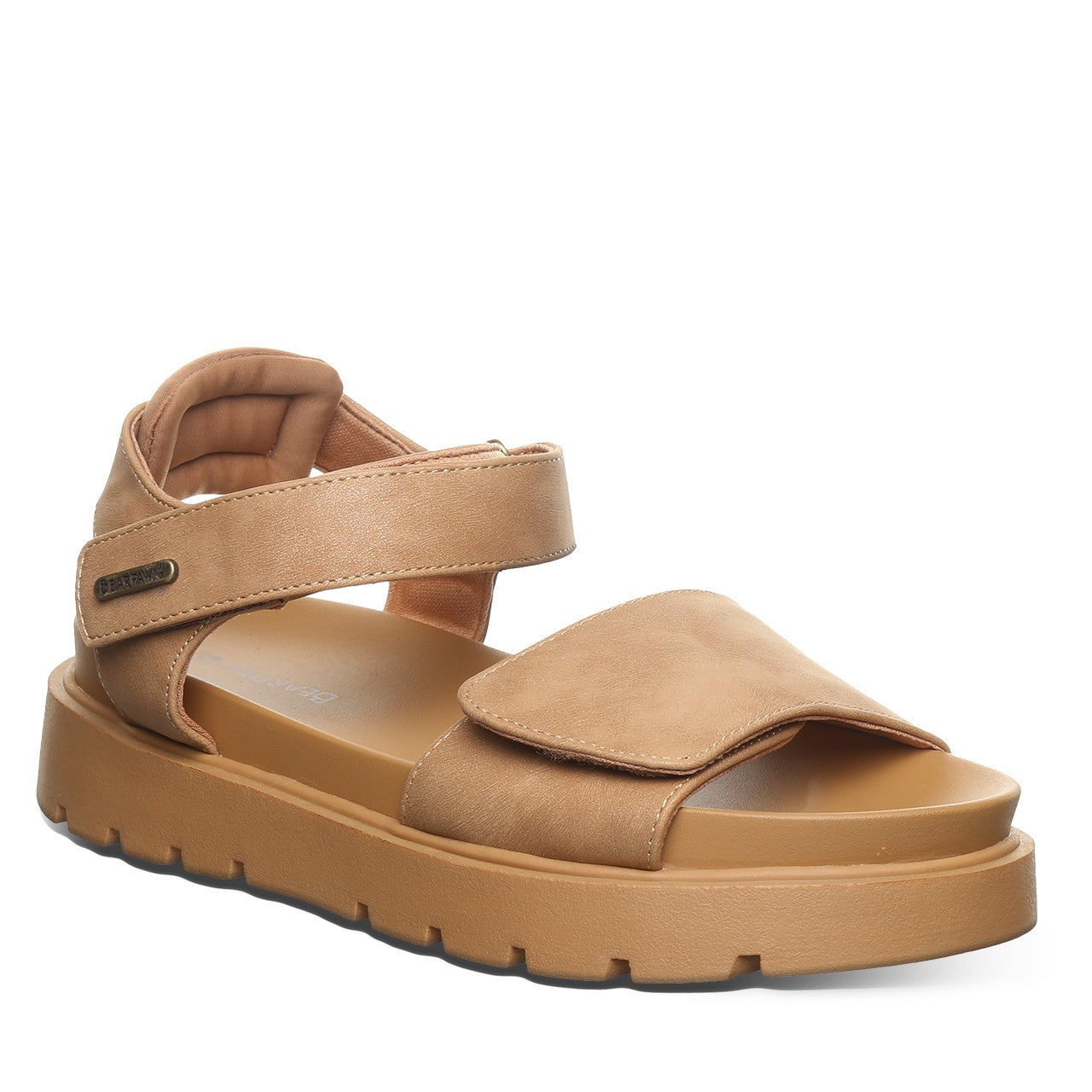 Bearpaw Bobbi Women's Comfort Flatform Sandals in Iced Coffee
