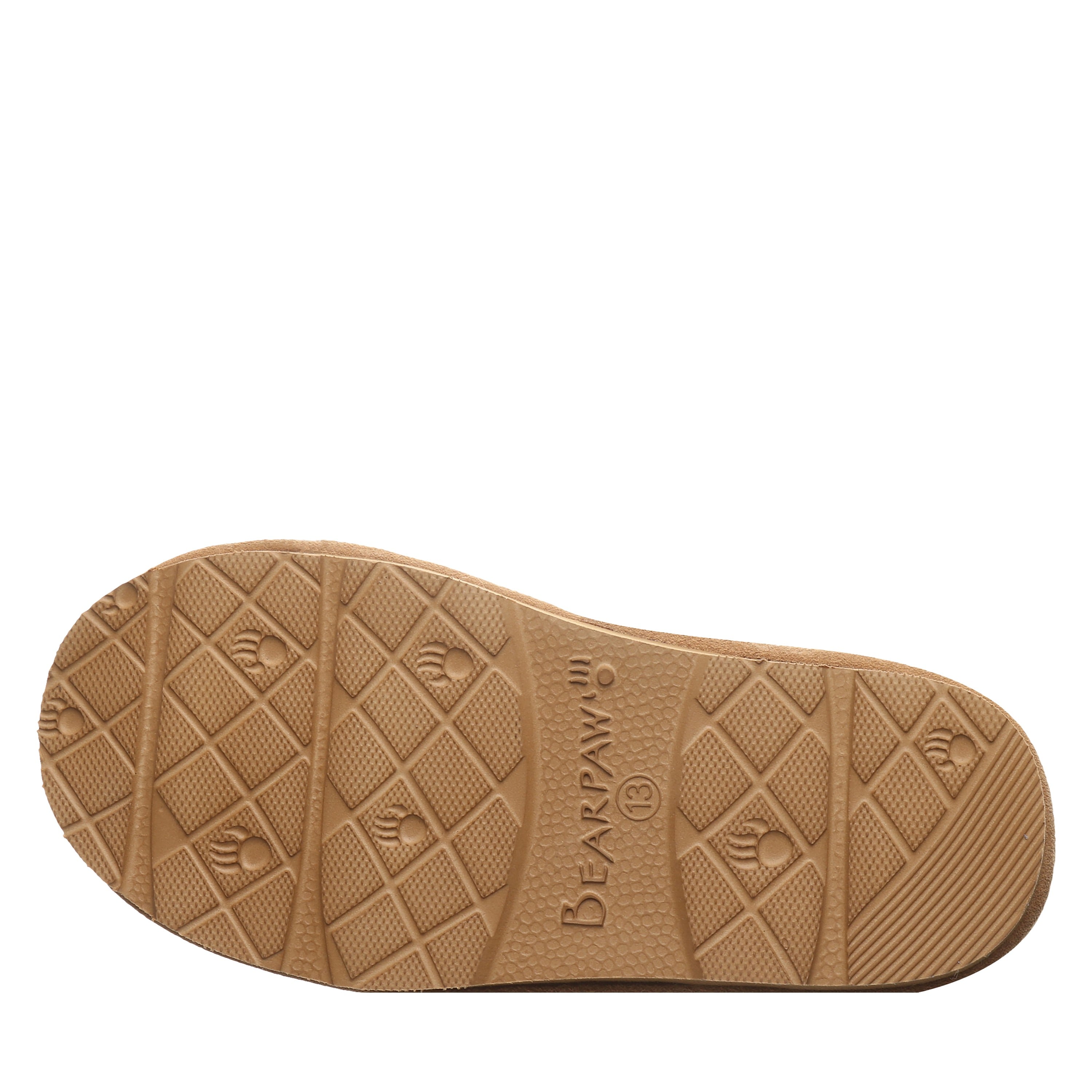 Bearpaw BRINA YOUTH Youth's Slippers - 3348Y - Iced Coffee - bottom view