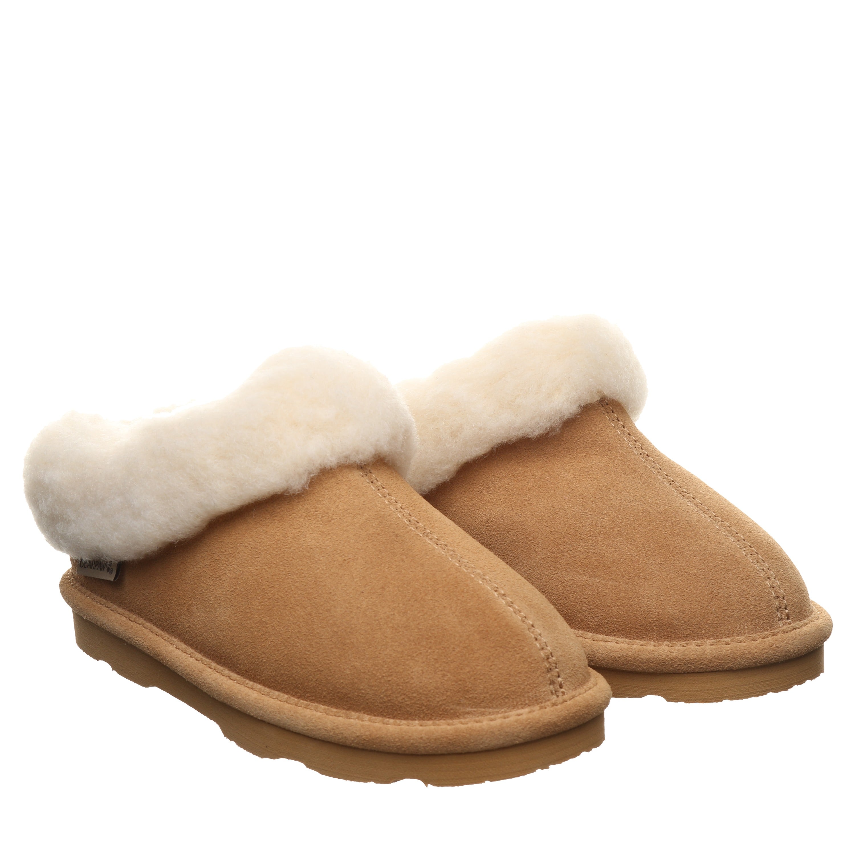 Bearpaw BRINA YOUTH Youth's Slippers - 3348Y - Iced Coffee - pair view