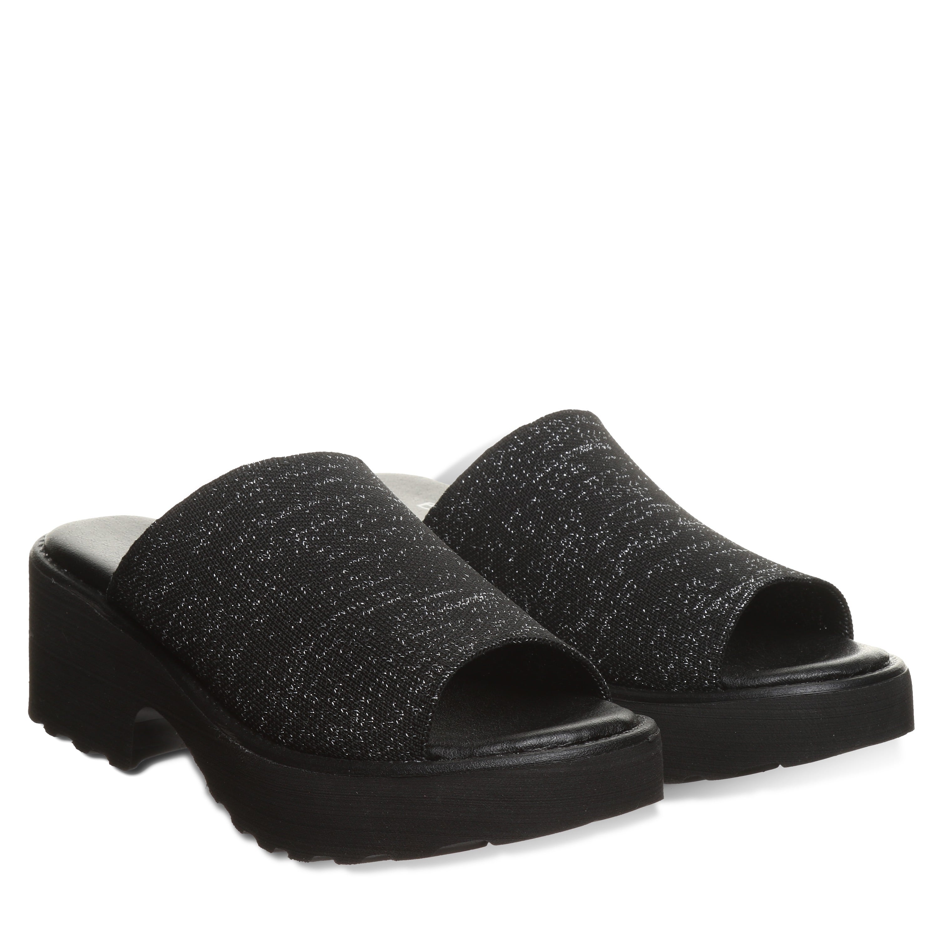 Bearpaw Blanche Women's Shoes - 3425W - Black Metallic - pair view