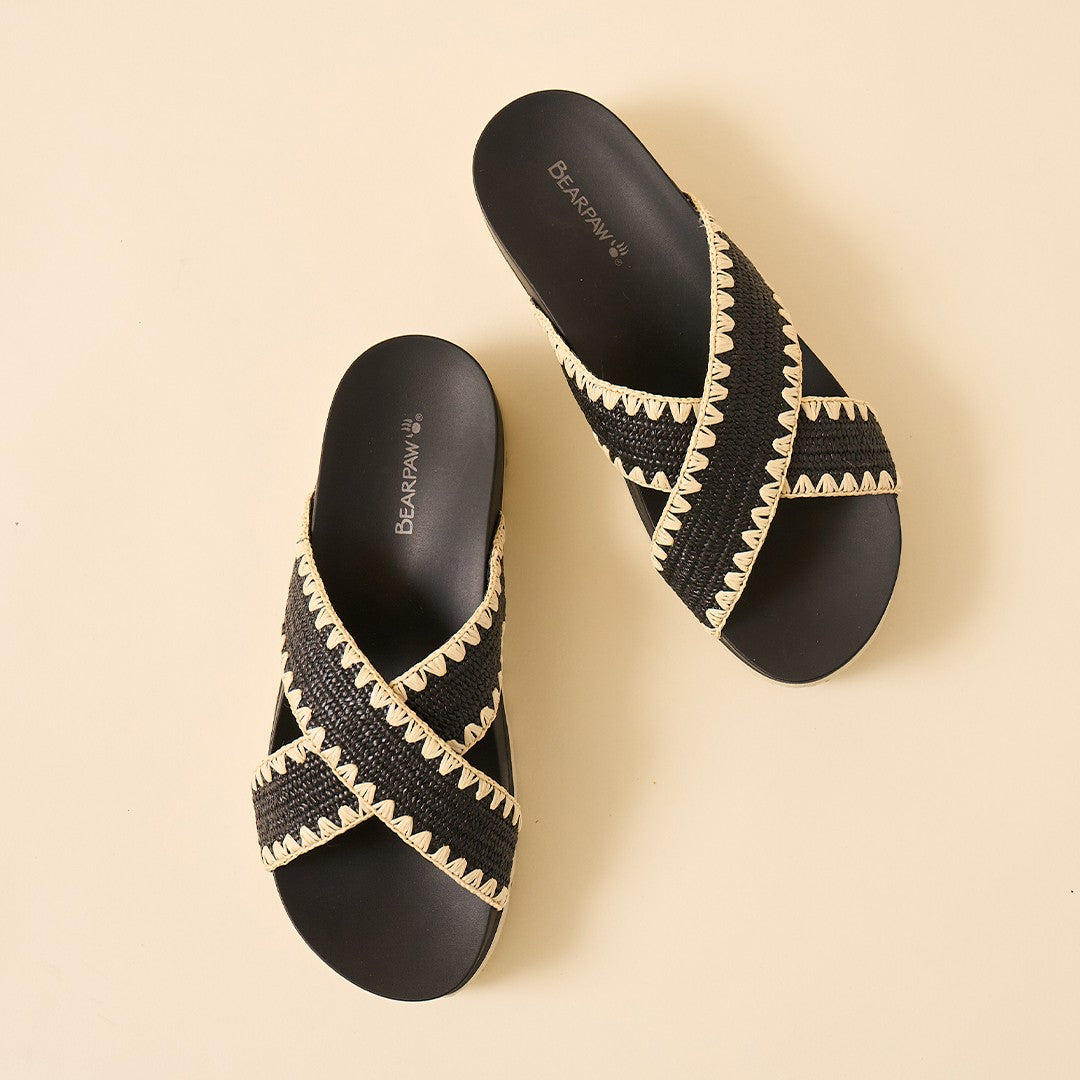 Bearpaw CARINA Women's Sandals - 3257W - Black - lifestyle view
