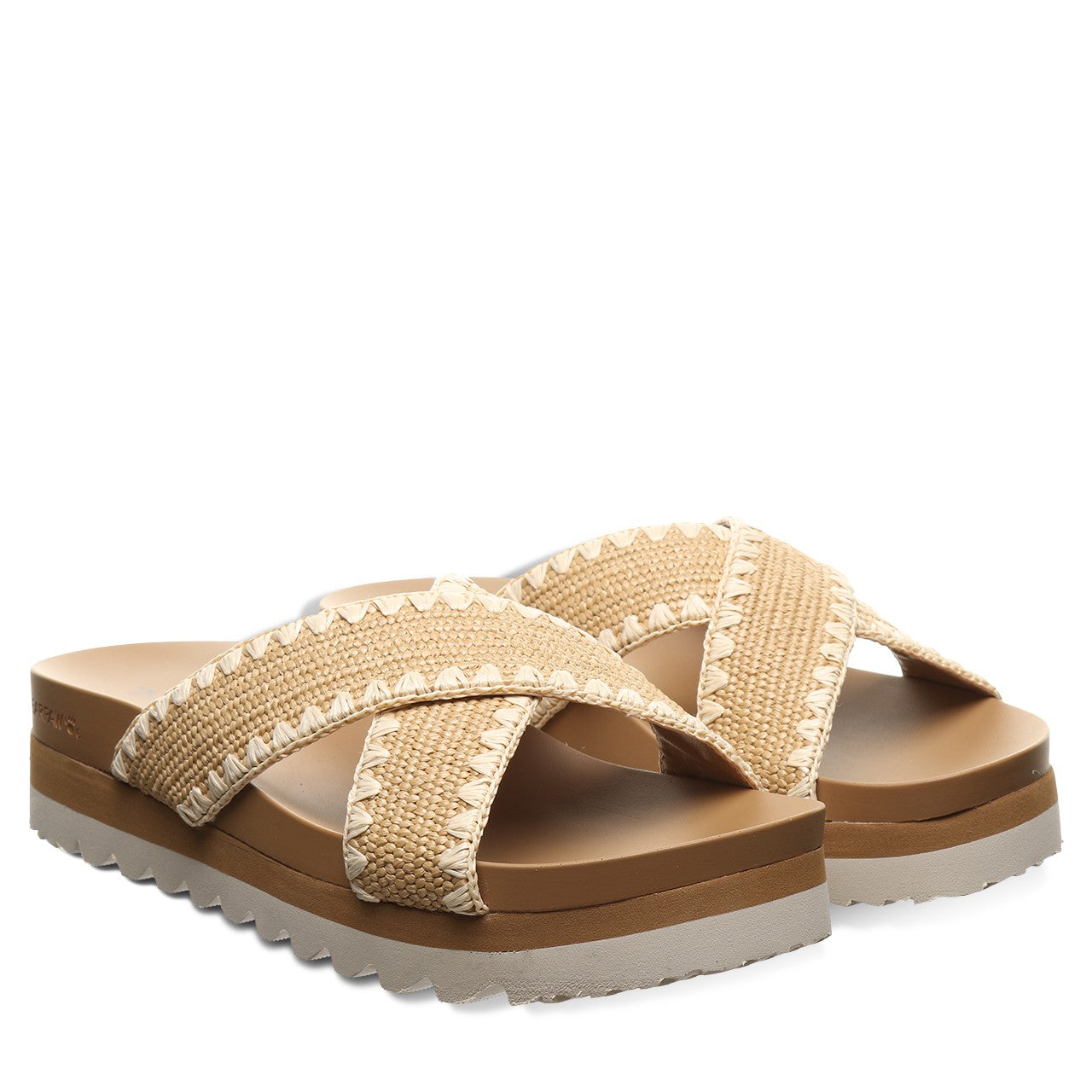 Bearpaw CARINA Women's Sandals - 3257W - Natural - pair view