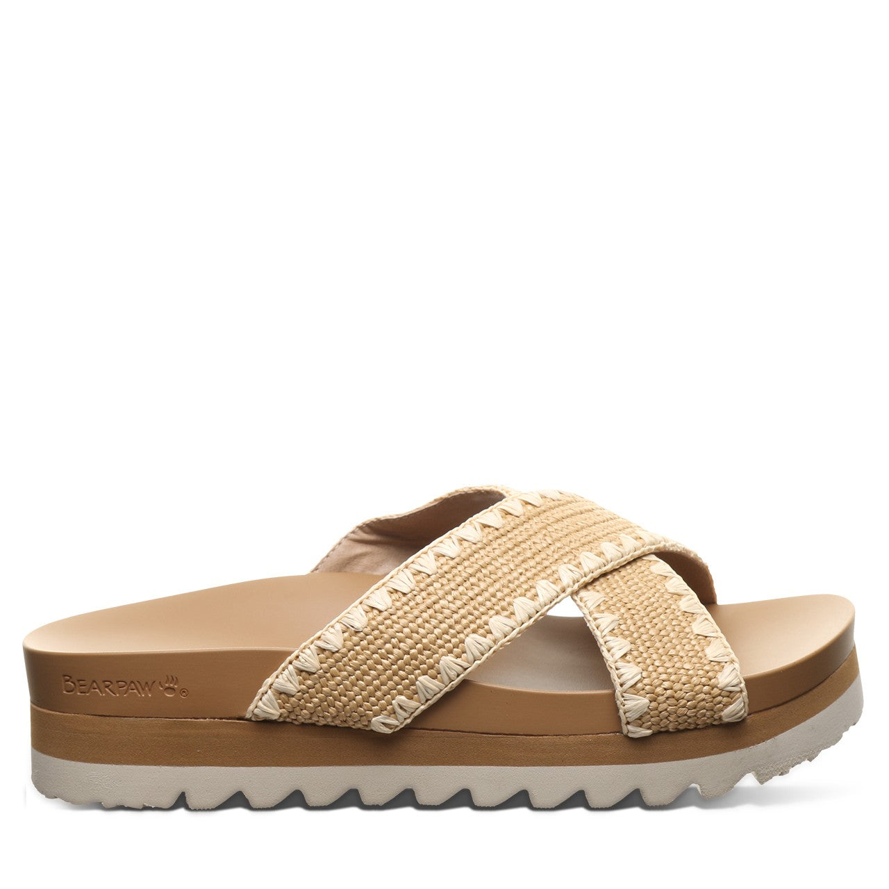 Bearpaw CARINA Women's Sandals - 3257W - Natural - side view 2