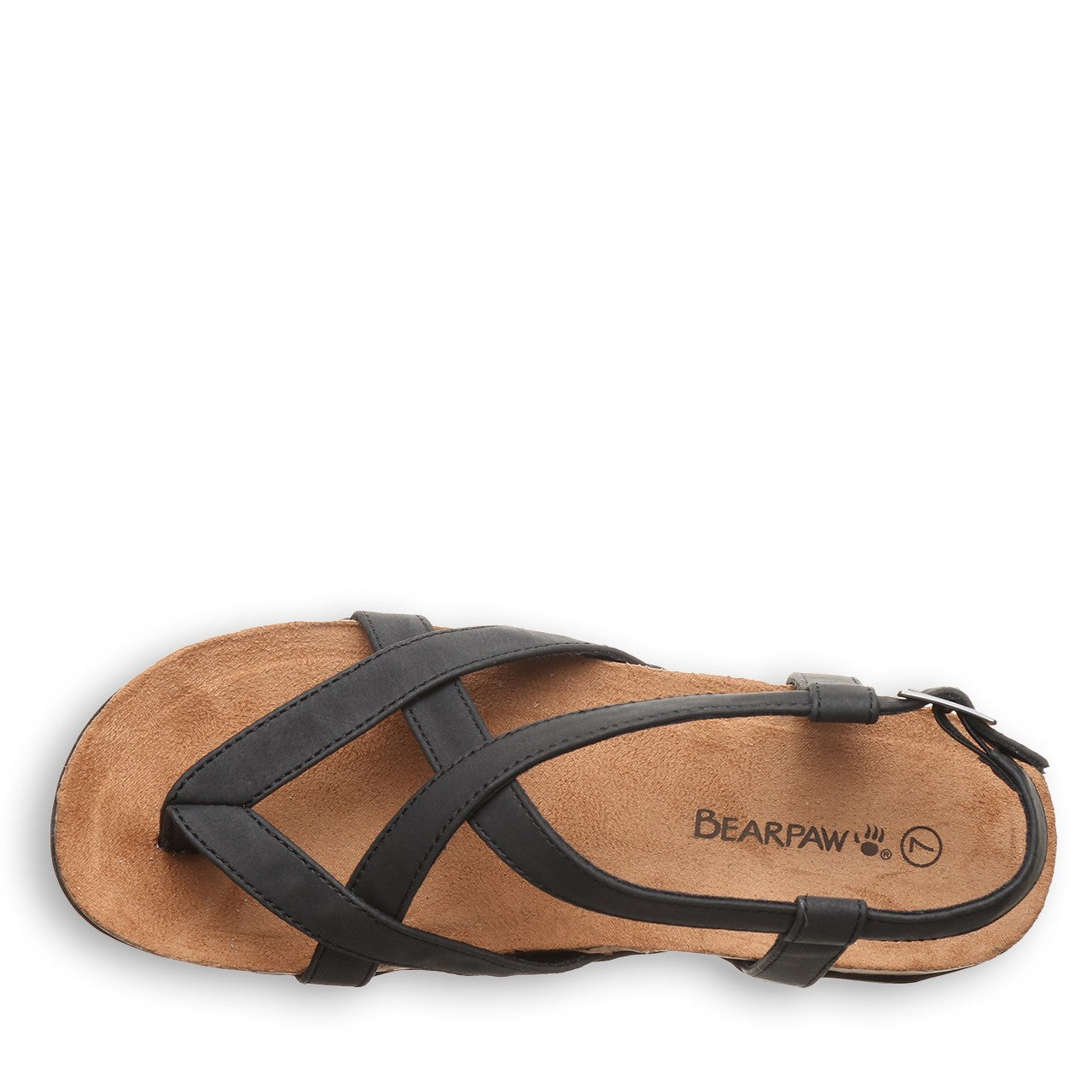 Bearpaw CASITA Women's Sandals - 3268W - Black - top view