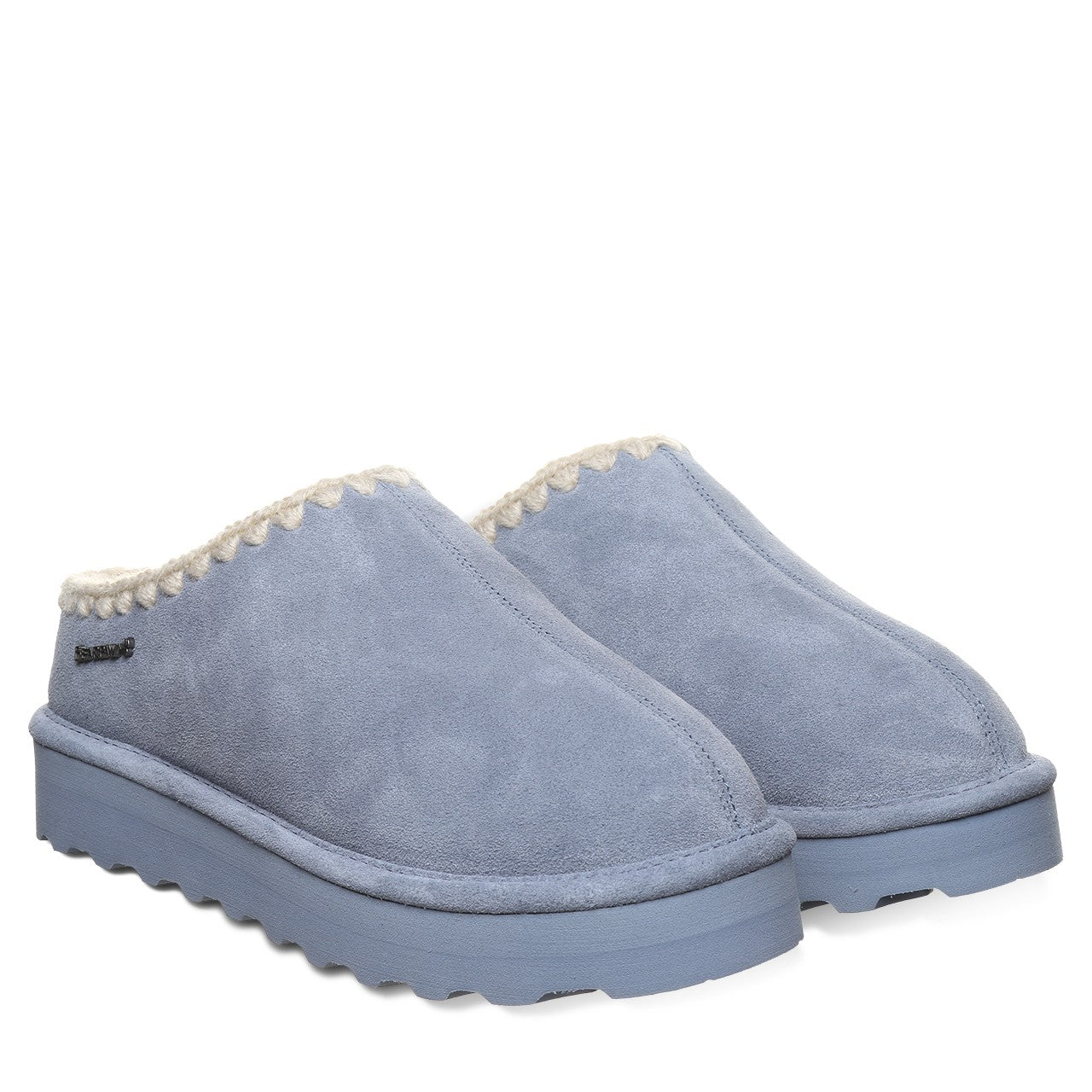 Bearpaw CROCHET MARTIS Women's Slippers - 3306W - Blue Fin - pair view