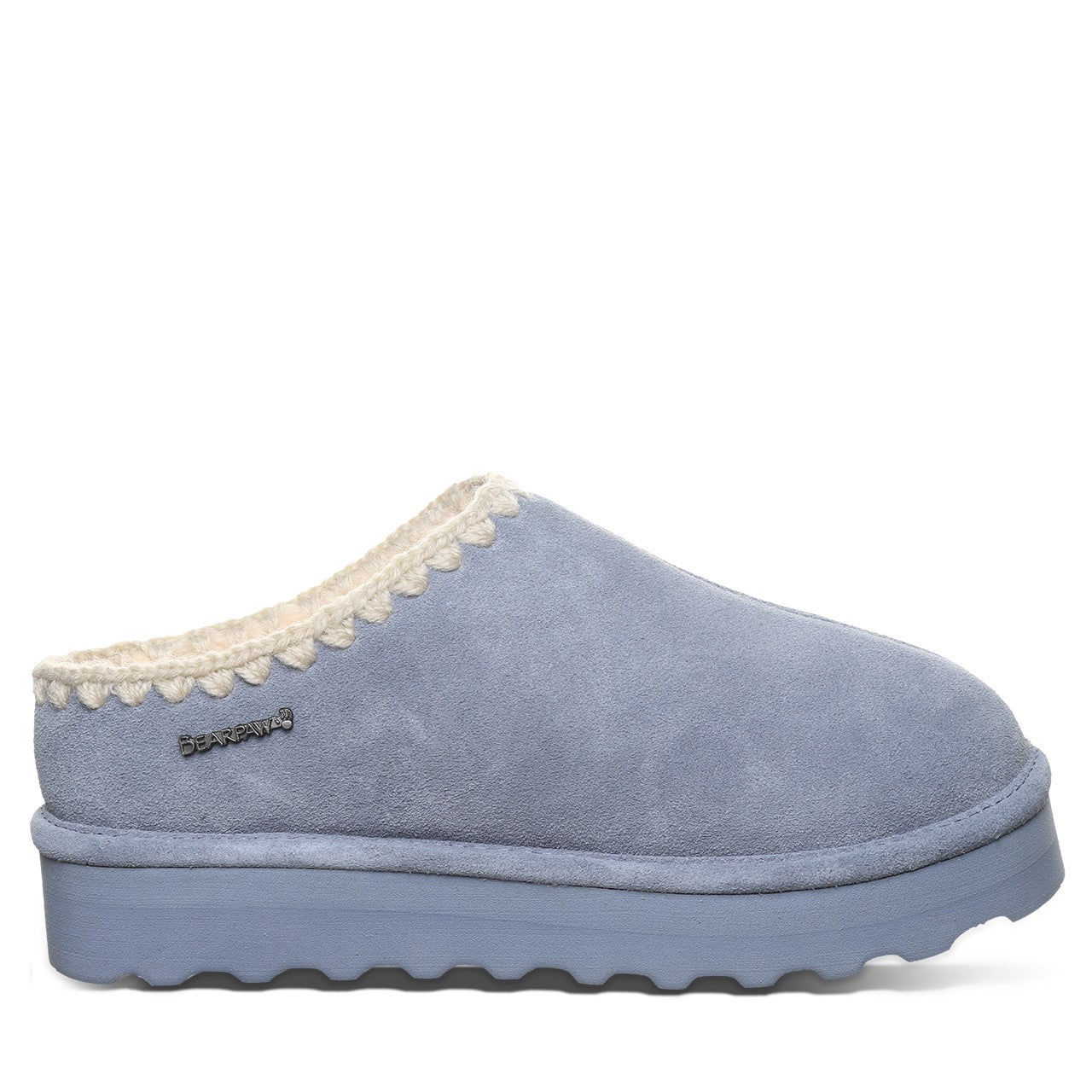 Bearpaw CROCHET MARTIS Women's Slippers - 3306W - Blue Fin - side view 2