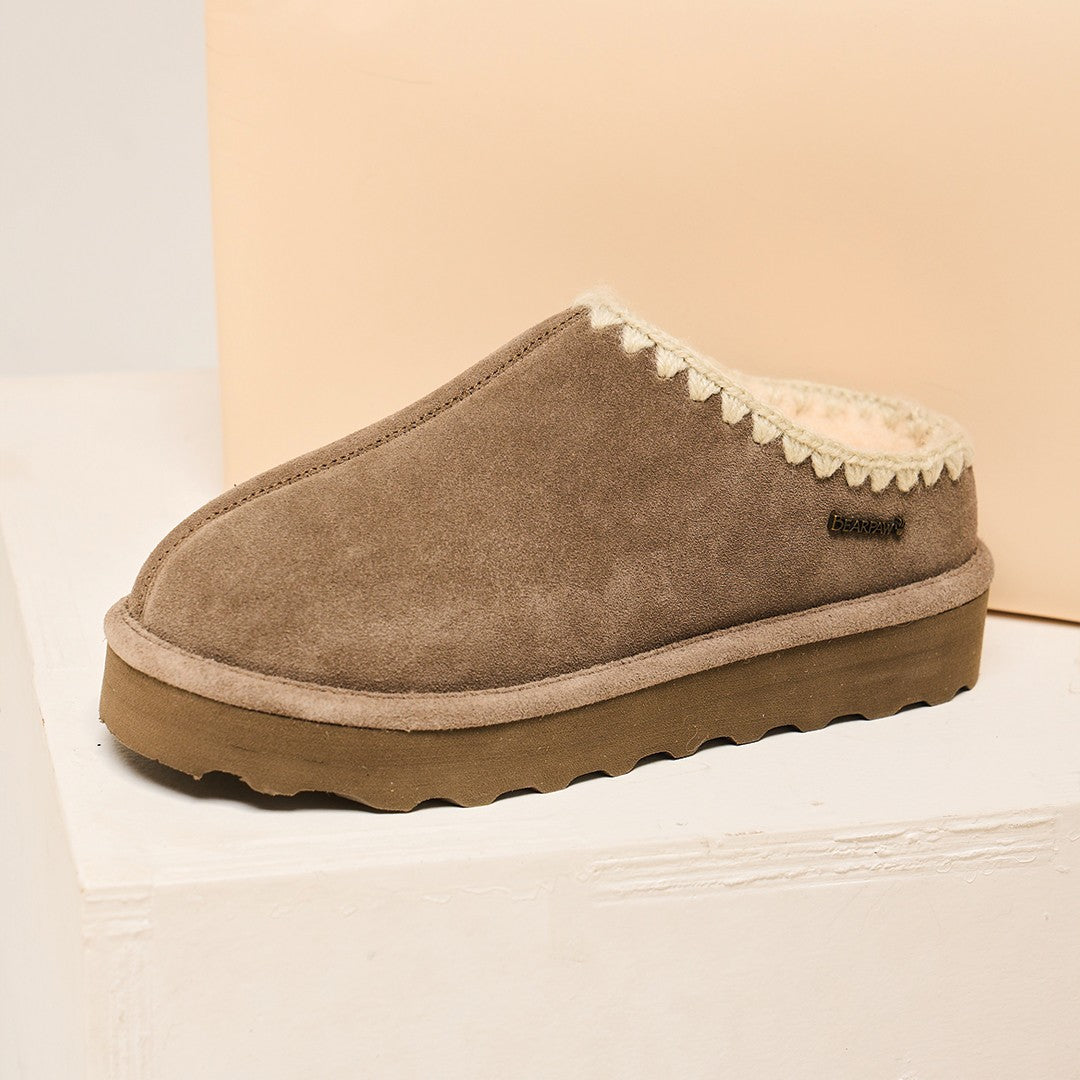 Bearpaw CROCHET MARTIS Women's Slippers - 3306W - Morel - lifestyle view
