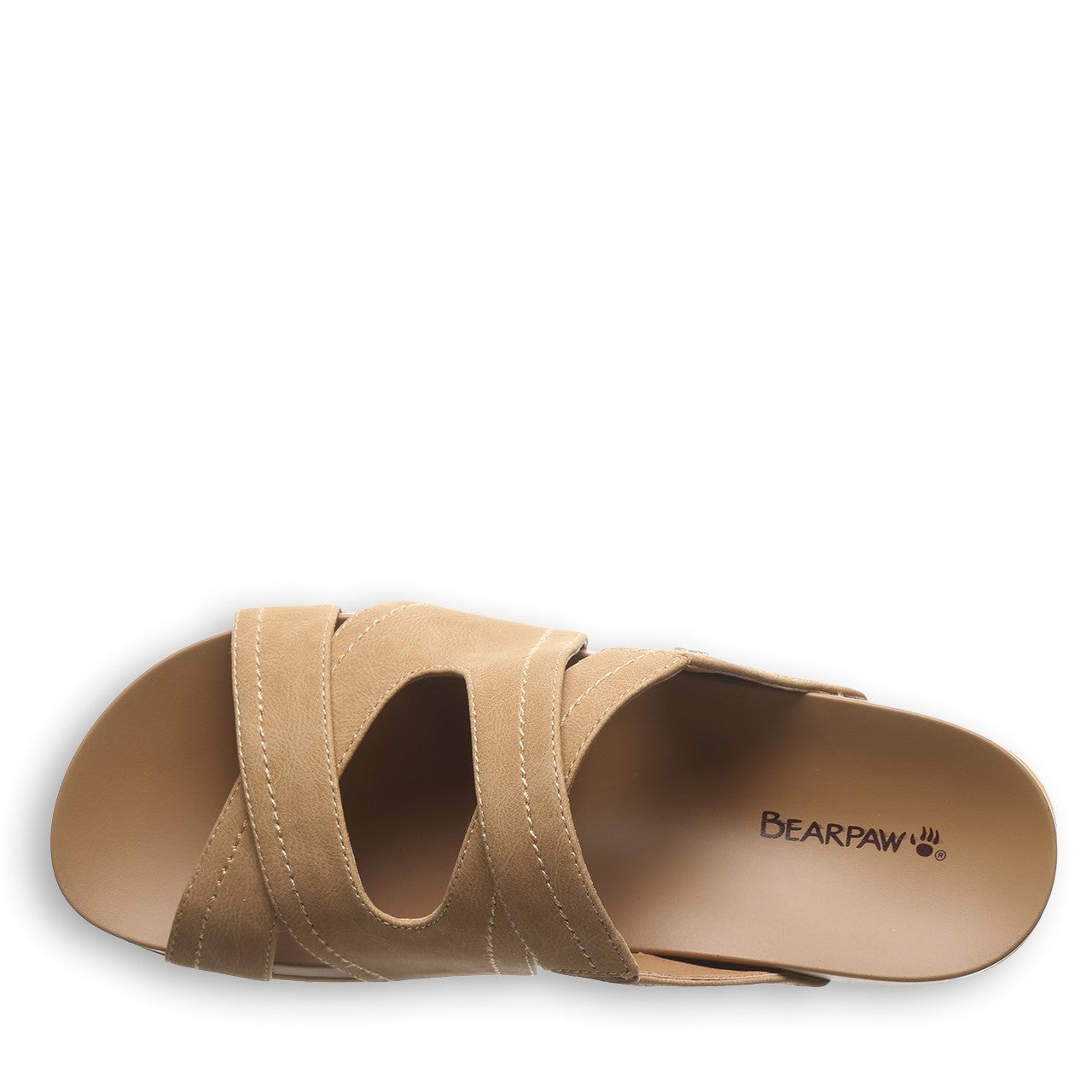 Bearpaw CRUX Women's Sandals - 3258W - Iced Coffee - top view