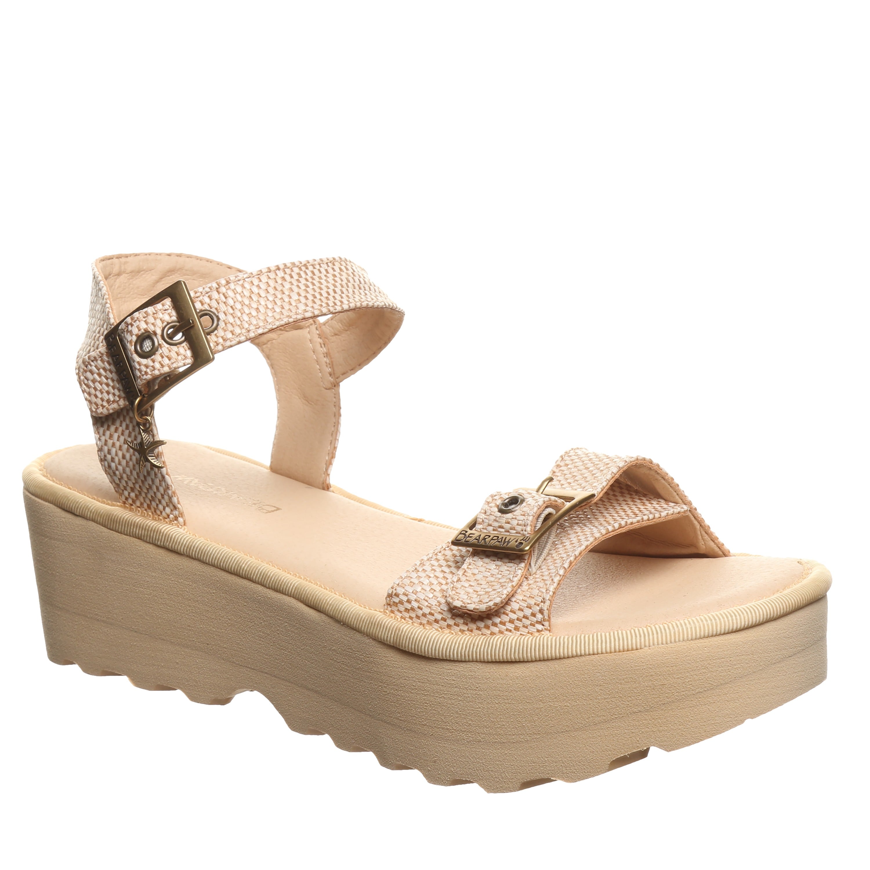 Bearpaw Cassidy Women's Comfort Sandals in Natural