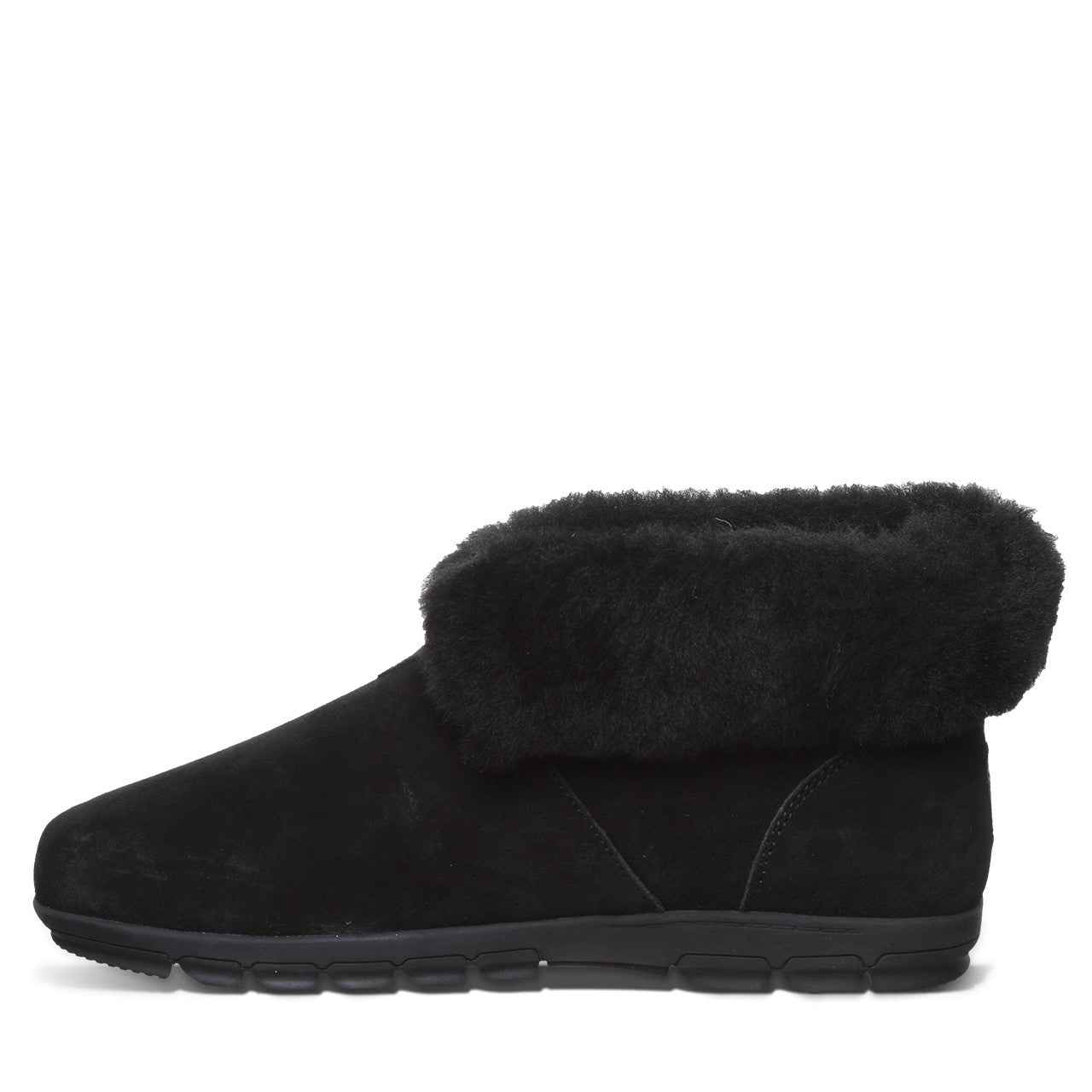 Bearpaw DAVE Men's Slippers - 3029M - Black/black - side view
