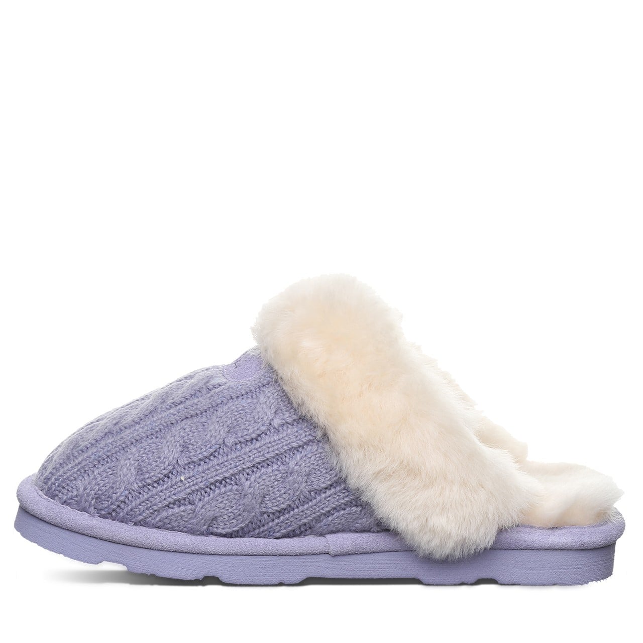 Bearpaw EFFIE Women's Slippers - 1674W - Persian Violet Knit - side view