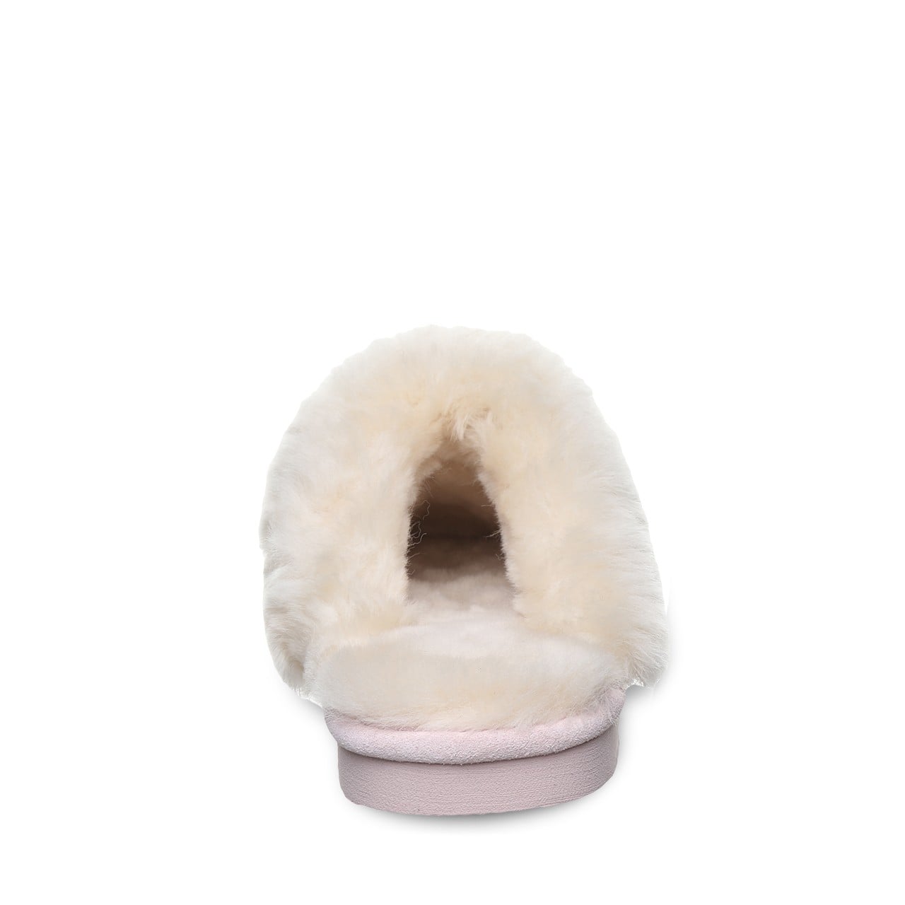 Bearpaw EFFIE Women's Slippers - 1674W - Rose Quartz Knit - back view