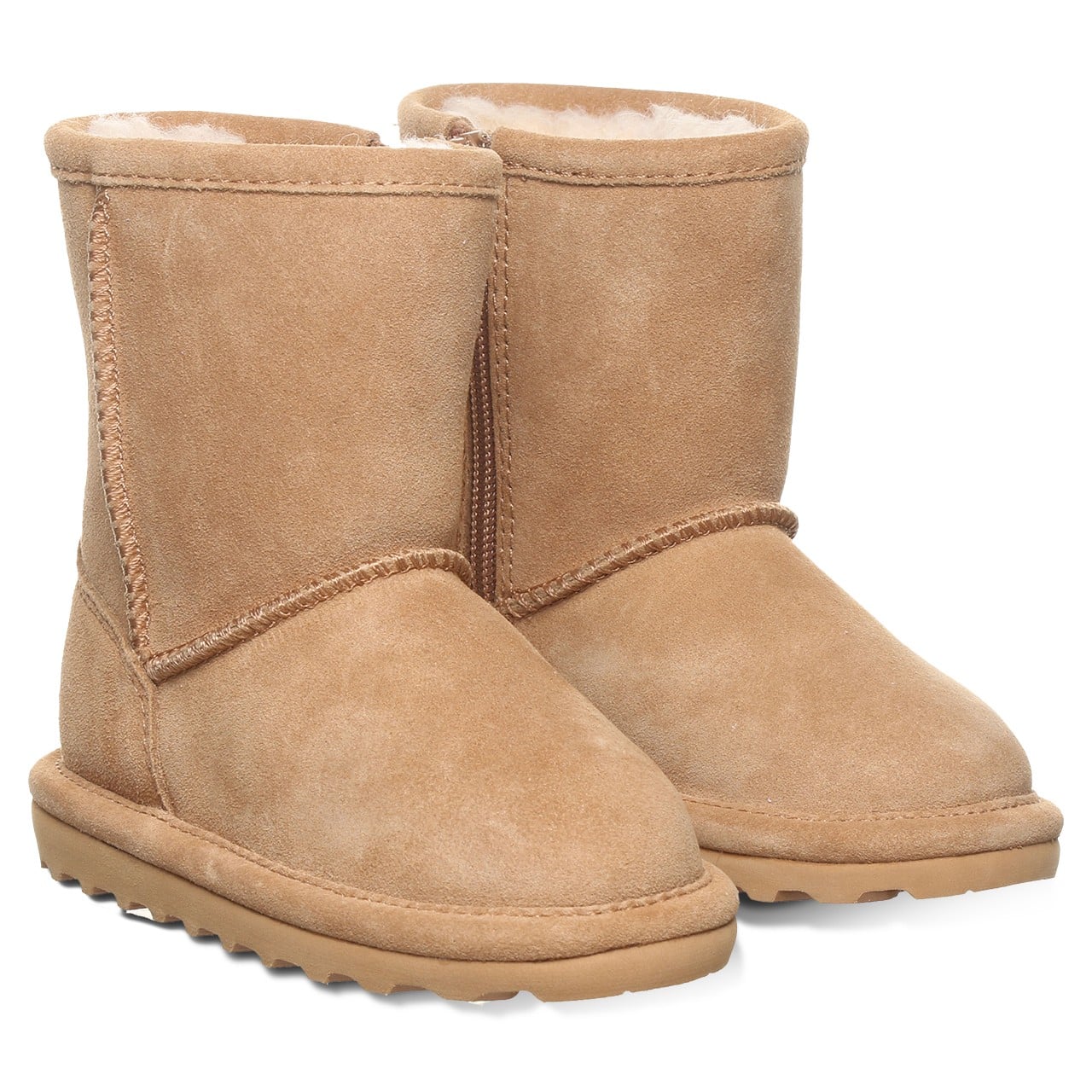 Bearpaw ELLE TODDLER ZIPPER Toddler's Boots - 1962TZ - Iced Coffee - pair view
