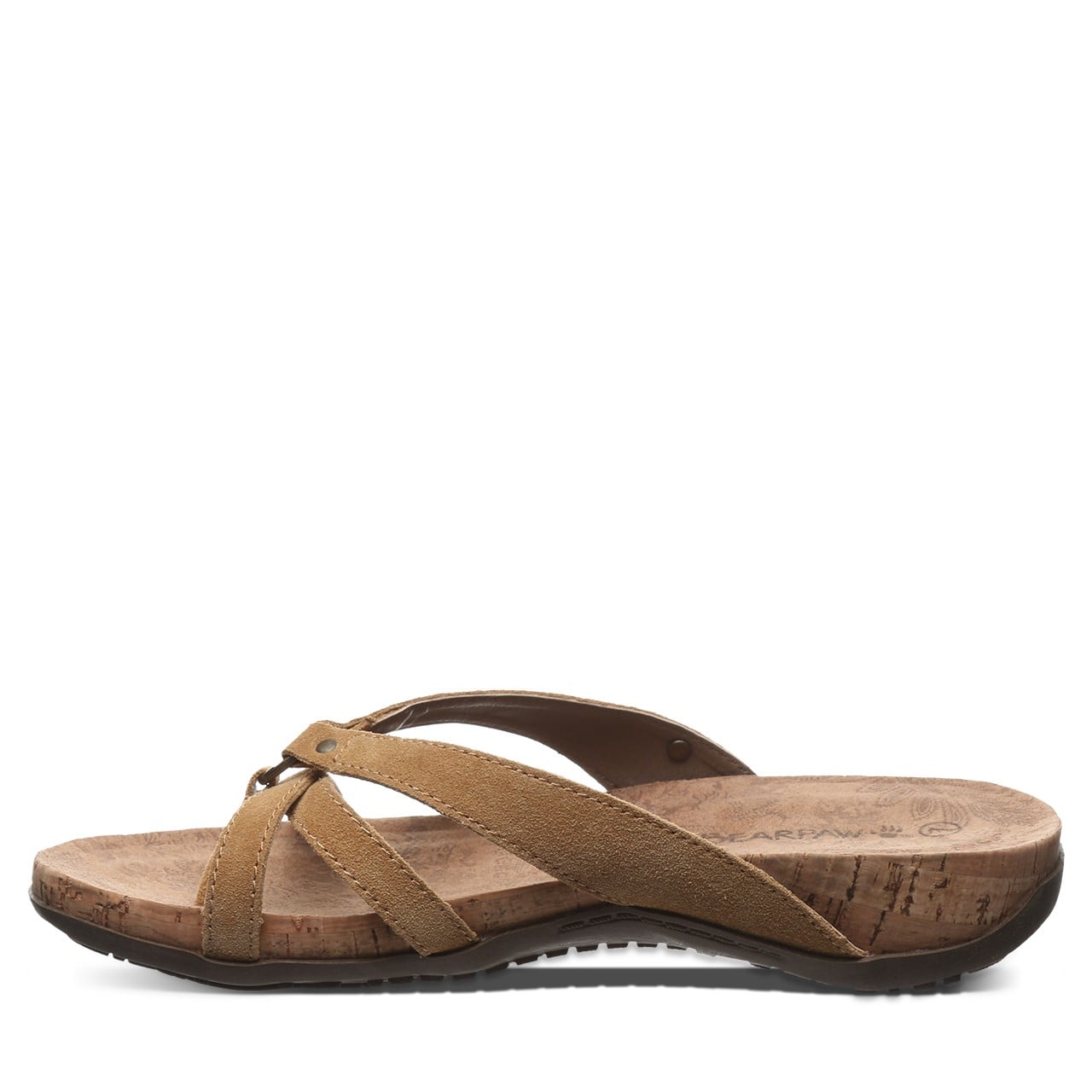 Bearpaw FAWN Women's Sandals - 2609W - Iced Coffee - side view