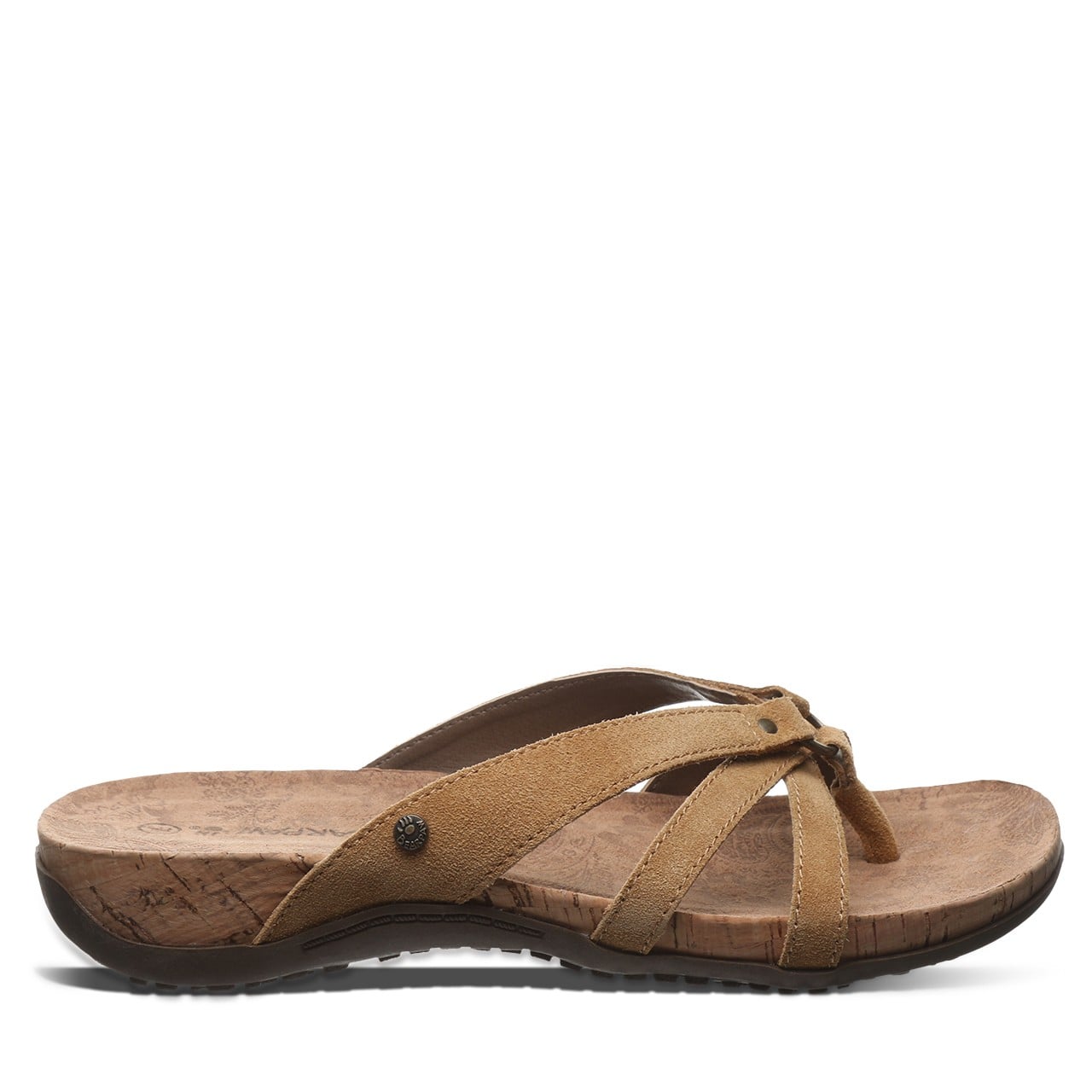 Bearpaw FAWN Women's Sandals - 2609W - Iced Coffee - side view 2