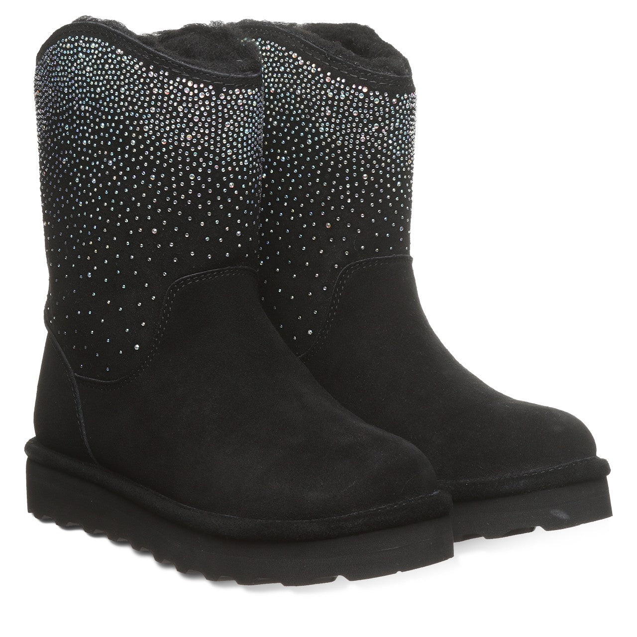 Bearpaw GLAM PLATFORM LO Women's Boots - 3118W - Black - pair view