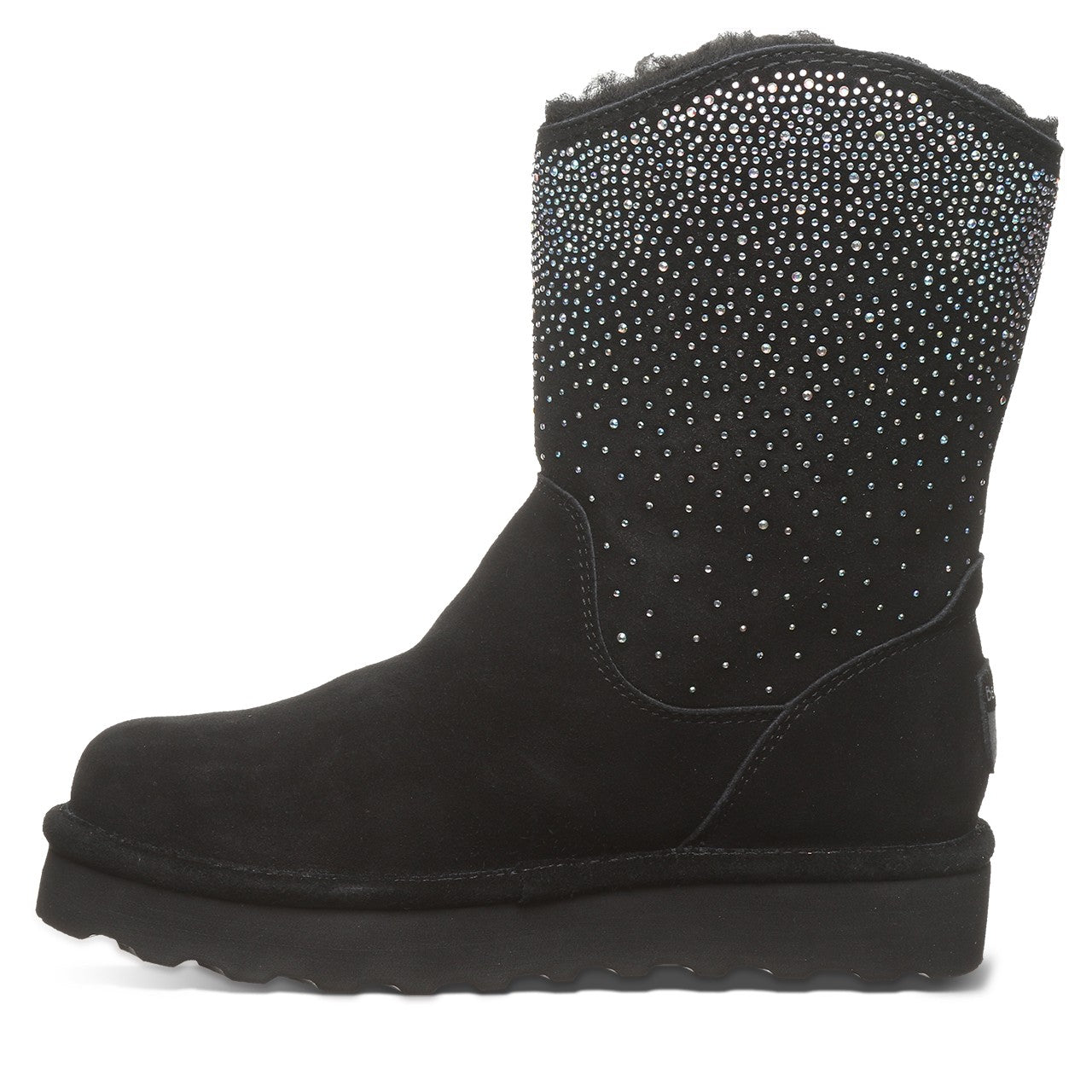Bearpaw GLAM PLATFORM LO Women's Boots - 3118W - Black - side view